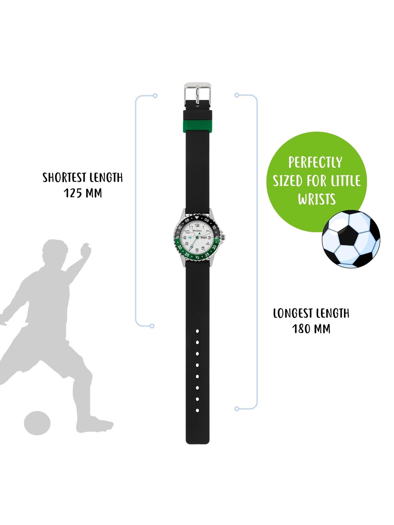Image 5 of 7 of Tikkers Black strap time teacher watch
