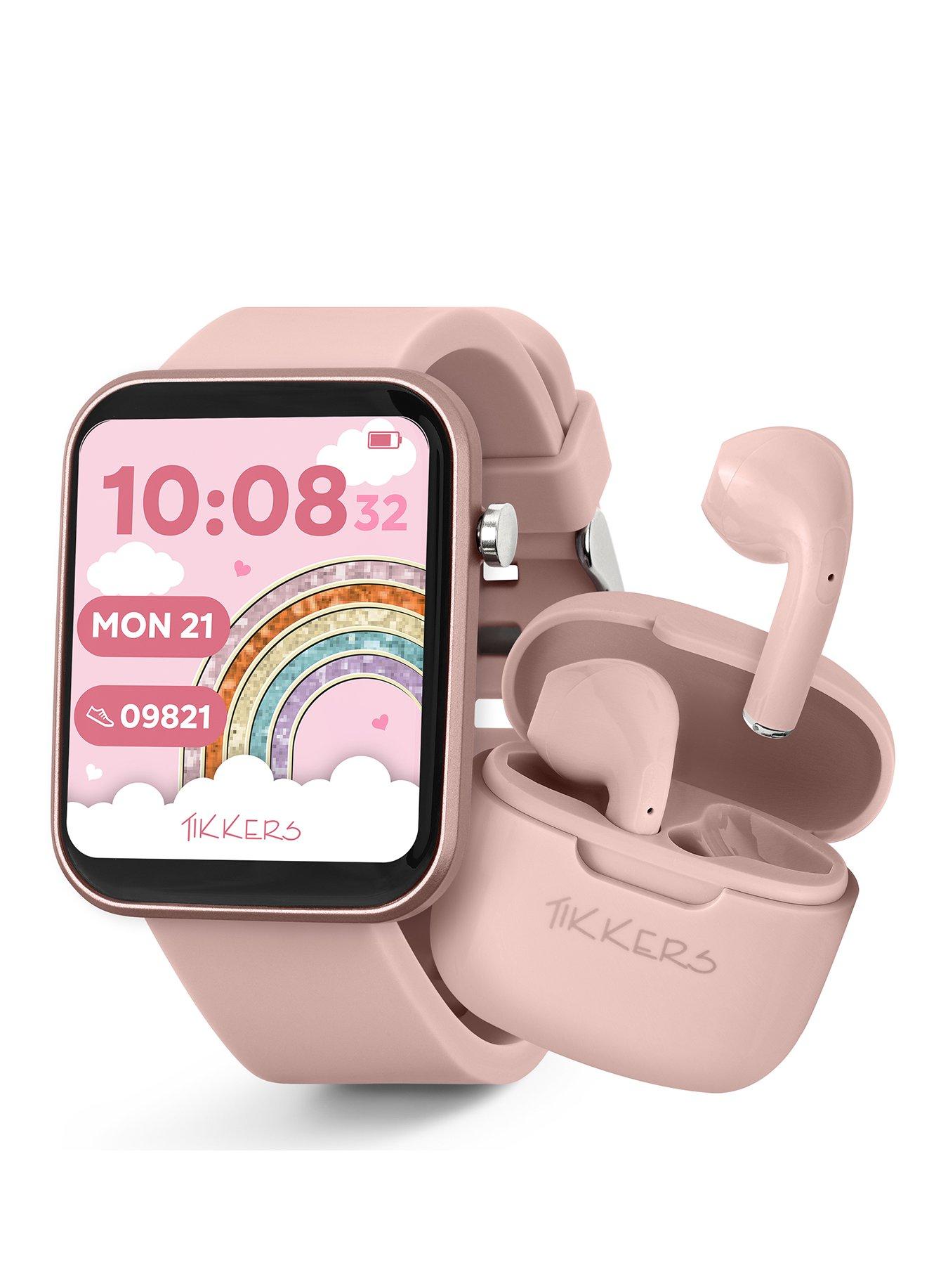 Tikkers Pink strap and TWS set