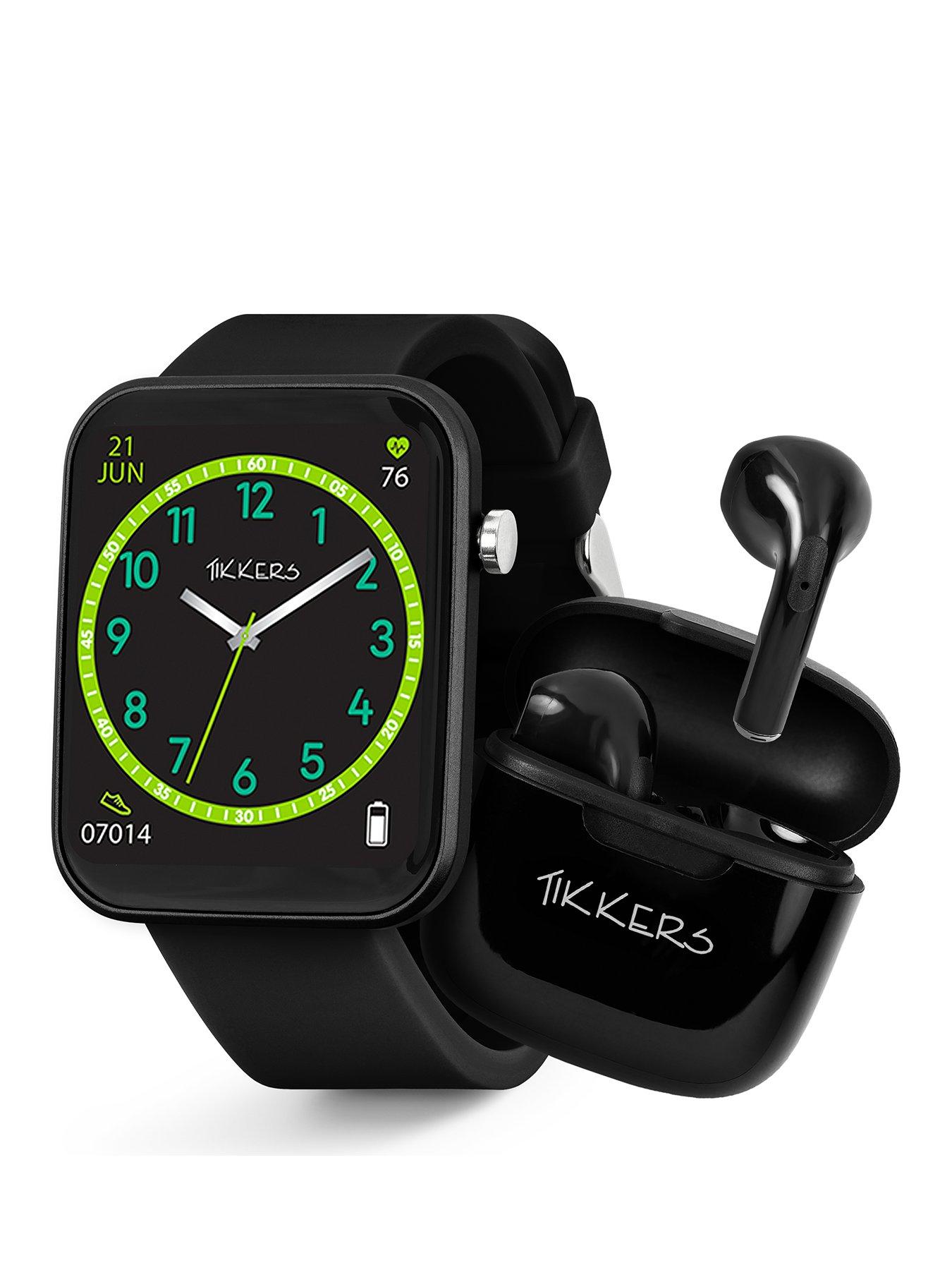 Image 1 of 6 of Tikkers Black strap and TWS set