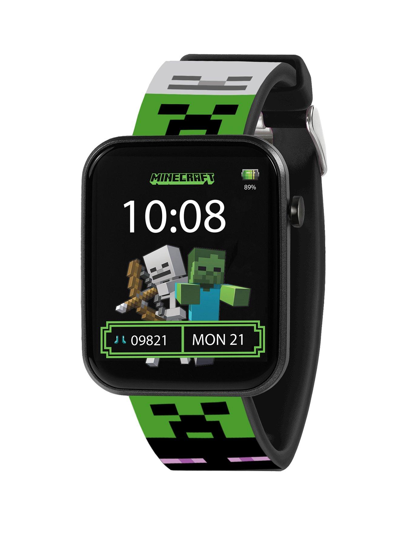Image 1 of 5 of Minecraft Printed Strap Smart Watch