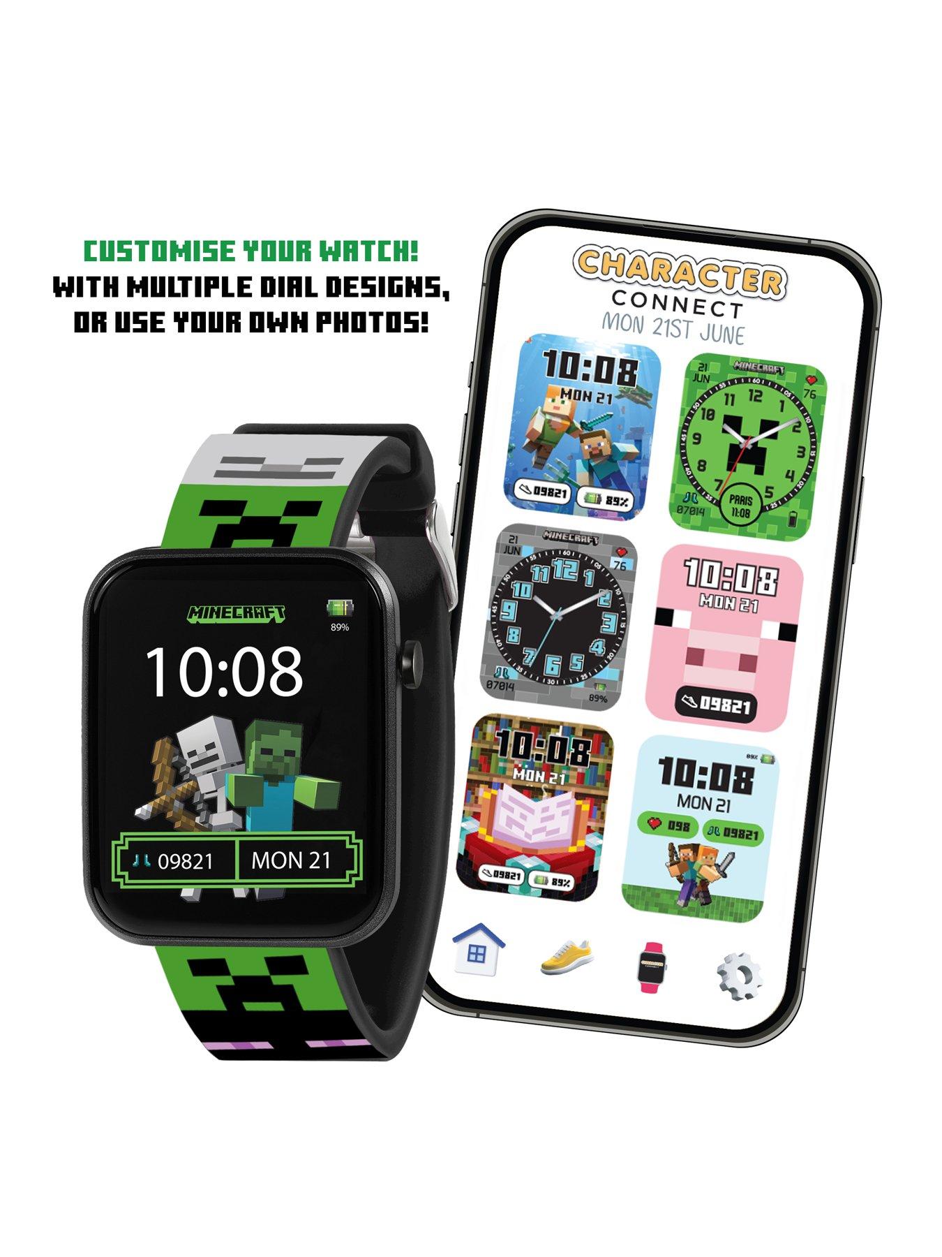 Image 3 of 5 of Minecraft Printed Strap Smart Watch