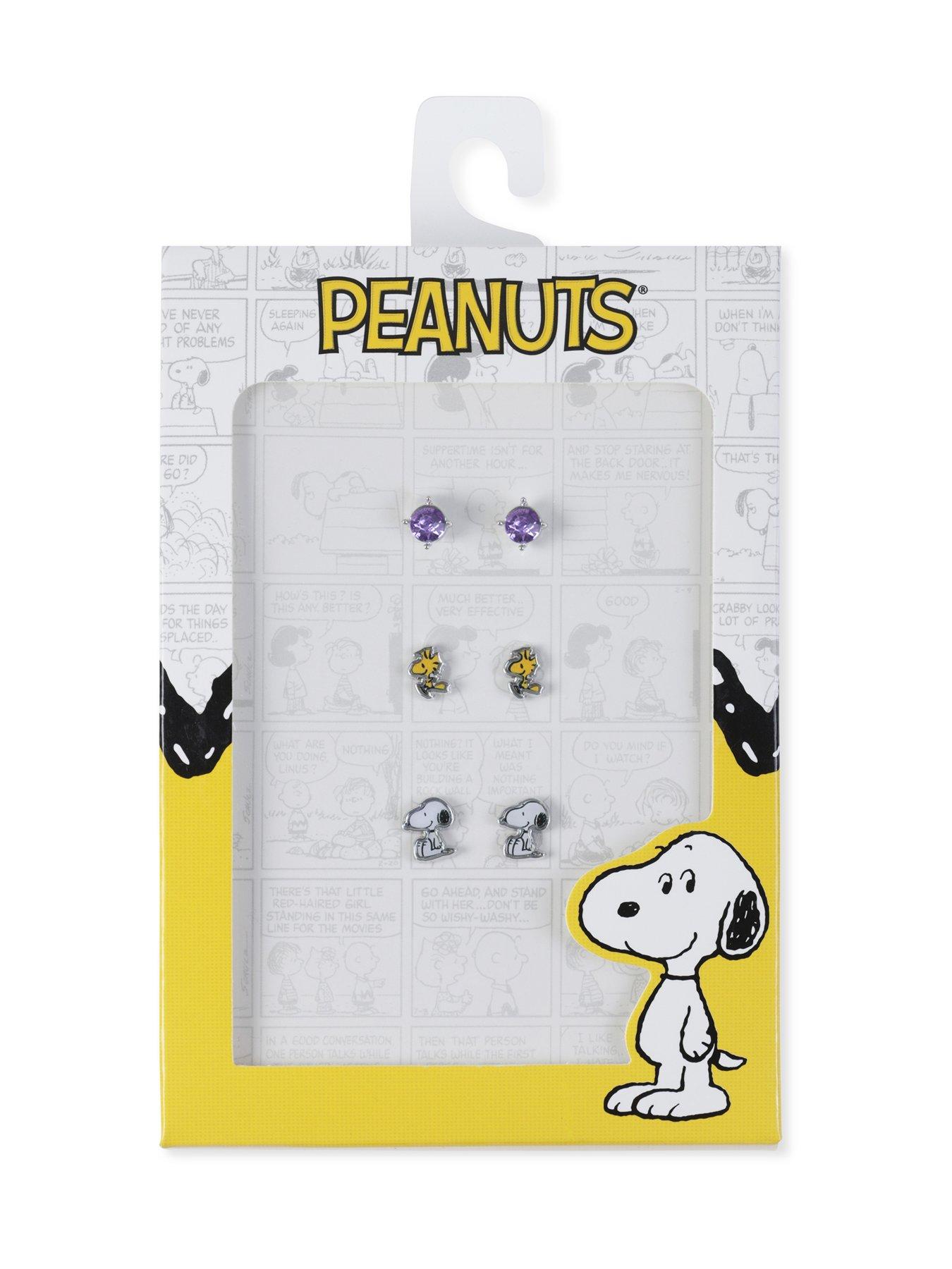 Image 4 of 4 of Snoopy Peanuts Snoopy Costume Earring Trio Set