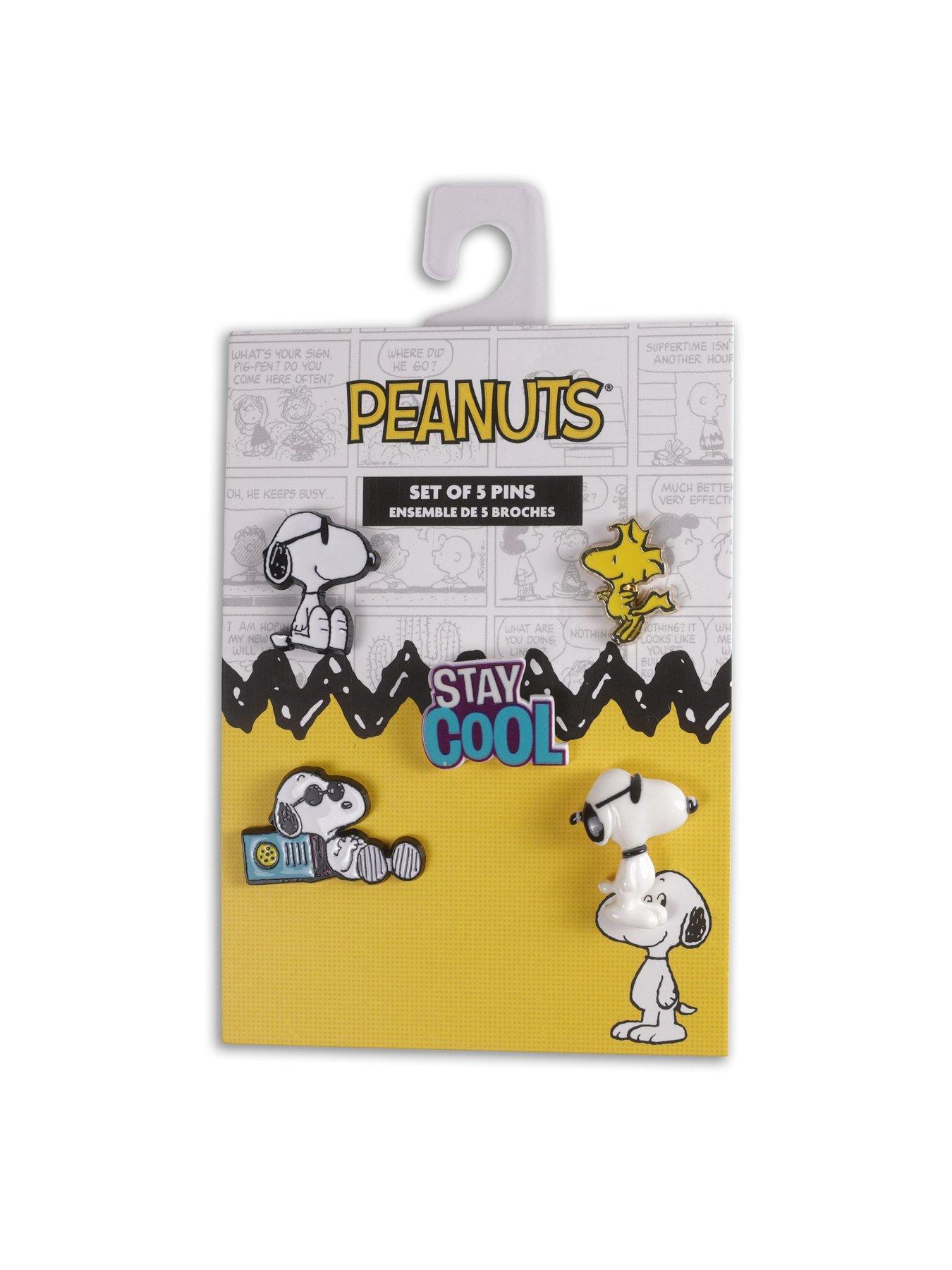 ぬーぴー　5点 Snoopy Peanuts Snoopy 5 Piece Pin Set | Very