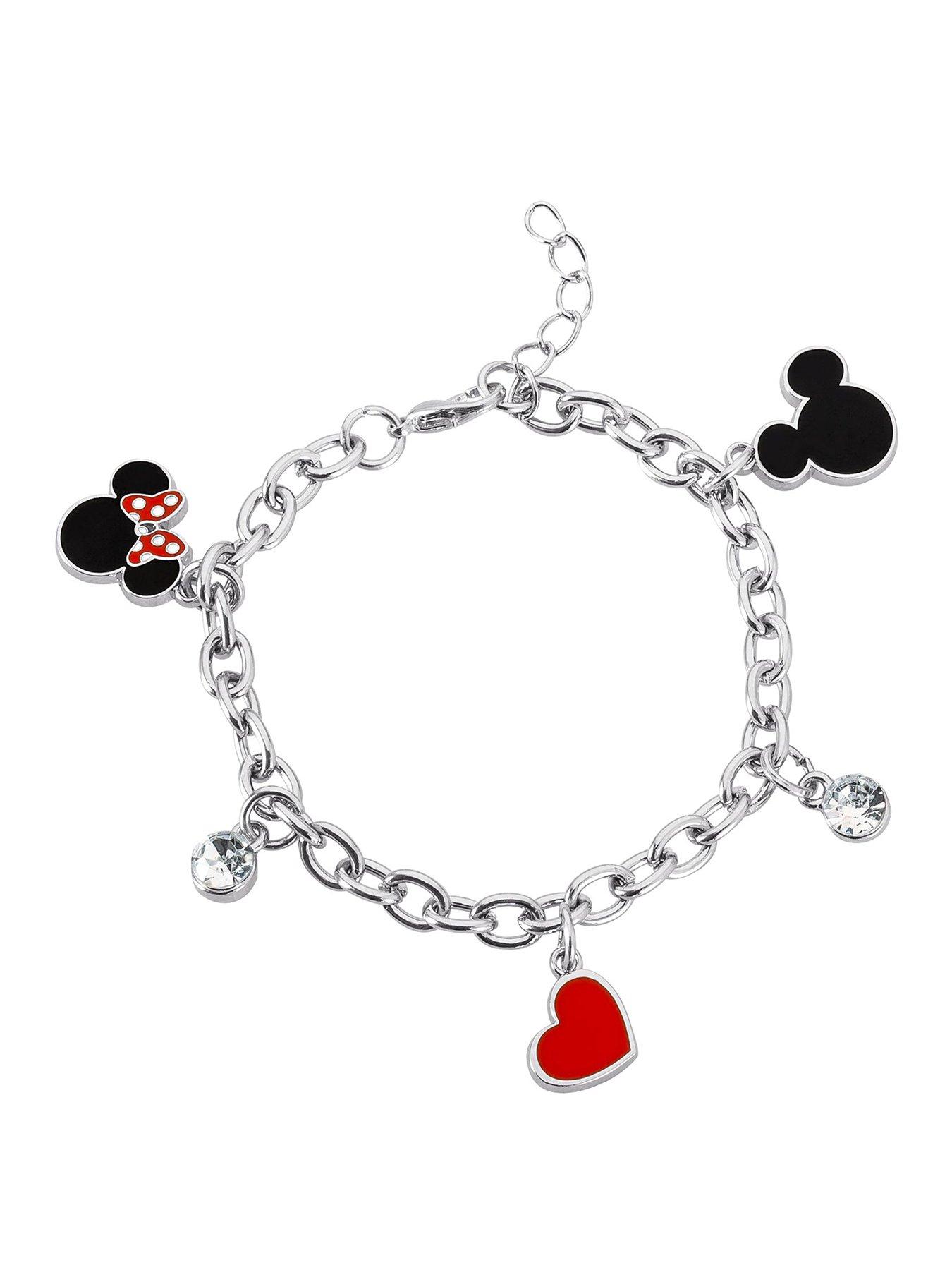 Disney Minnie & Mickey Mouse Charm Bracelet