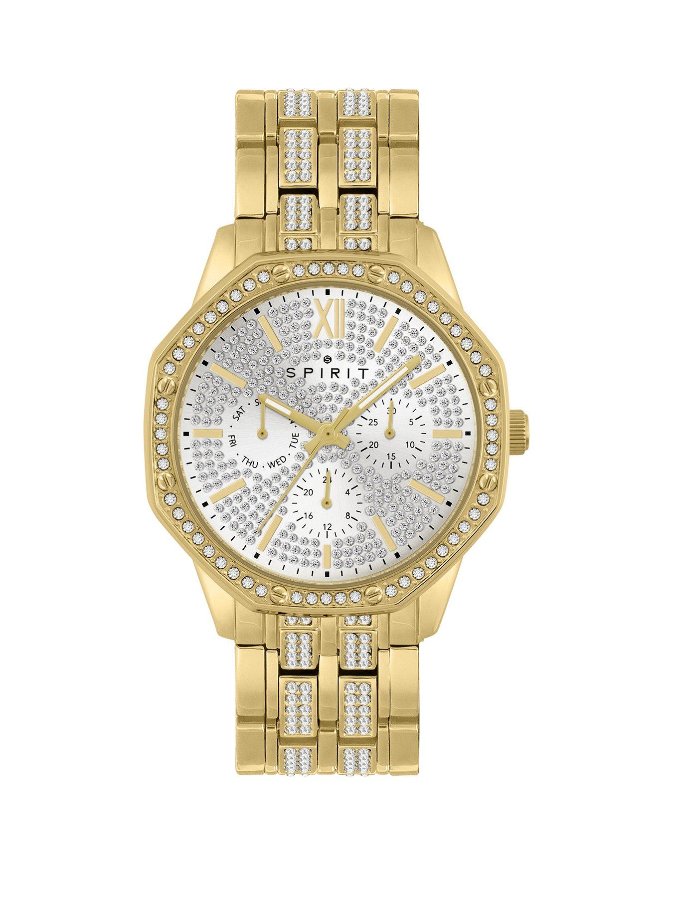 Spirit Spirit Gents Gold Plated Sport Bracelet
