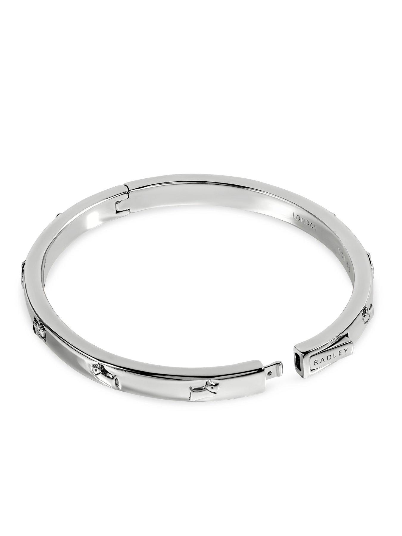 Image 2 of 5 of Radley Silver Jumping Dog Bangle