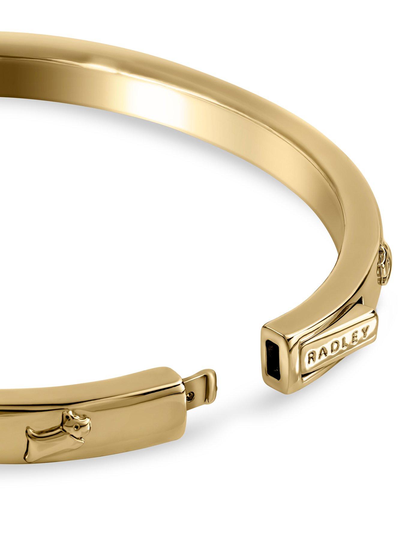 Image 3 of 5 of Radley 18ct GP Jumping Dog Bangle
