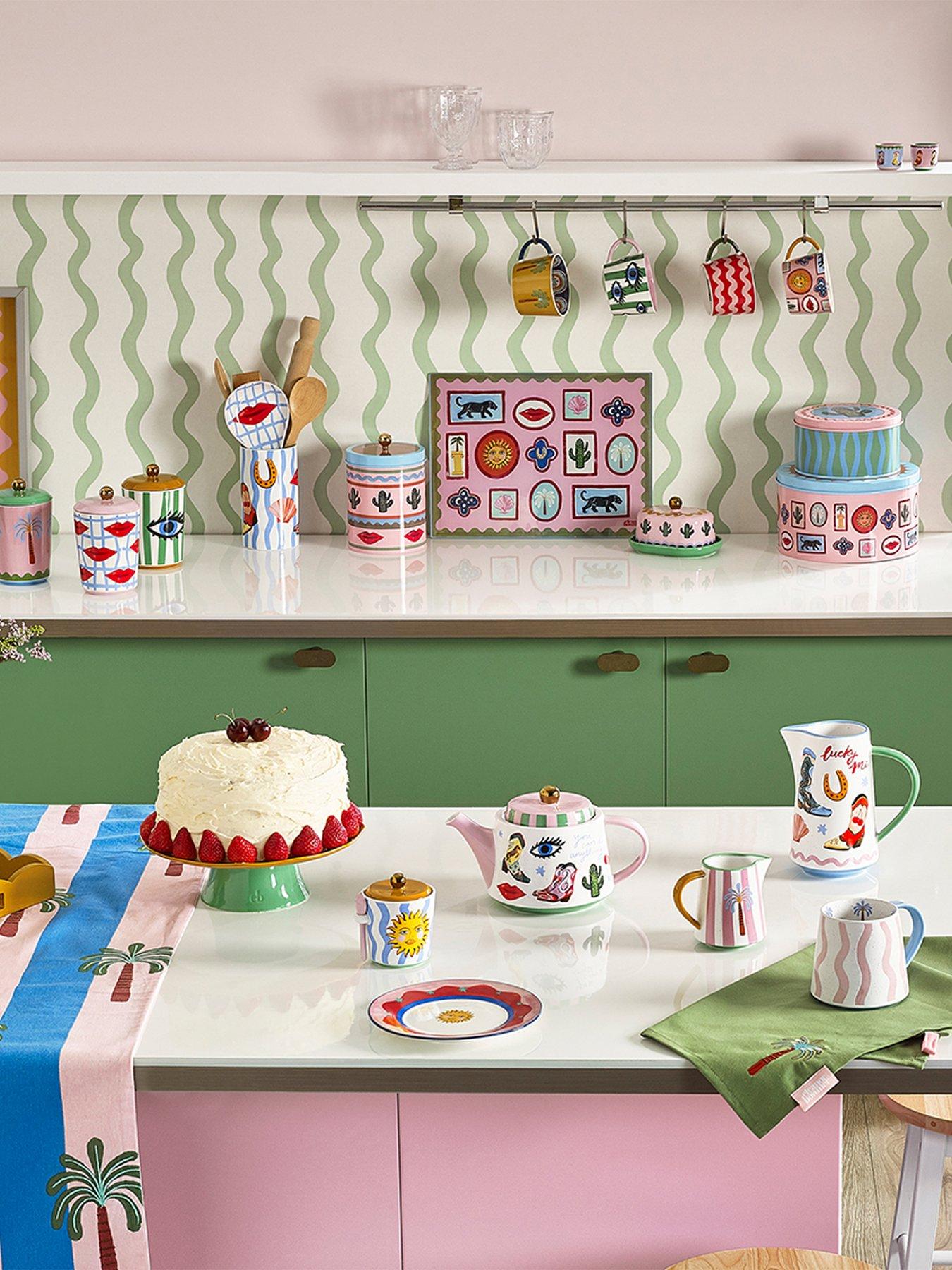 Eleanor Bowmer Electric Coast Cake Plate 27cm