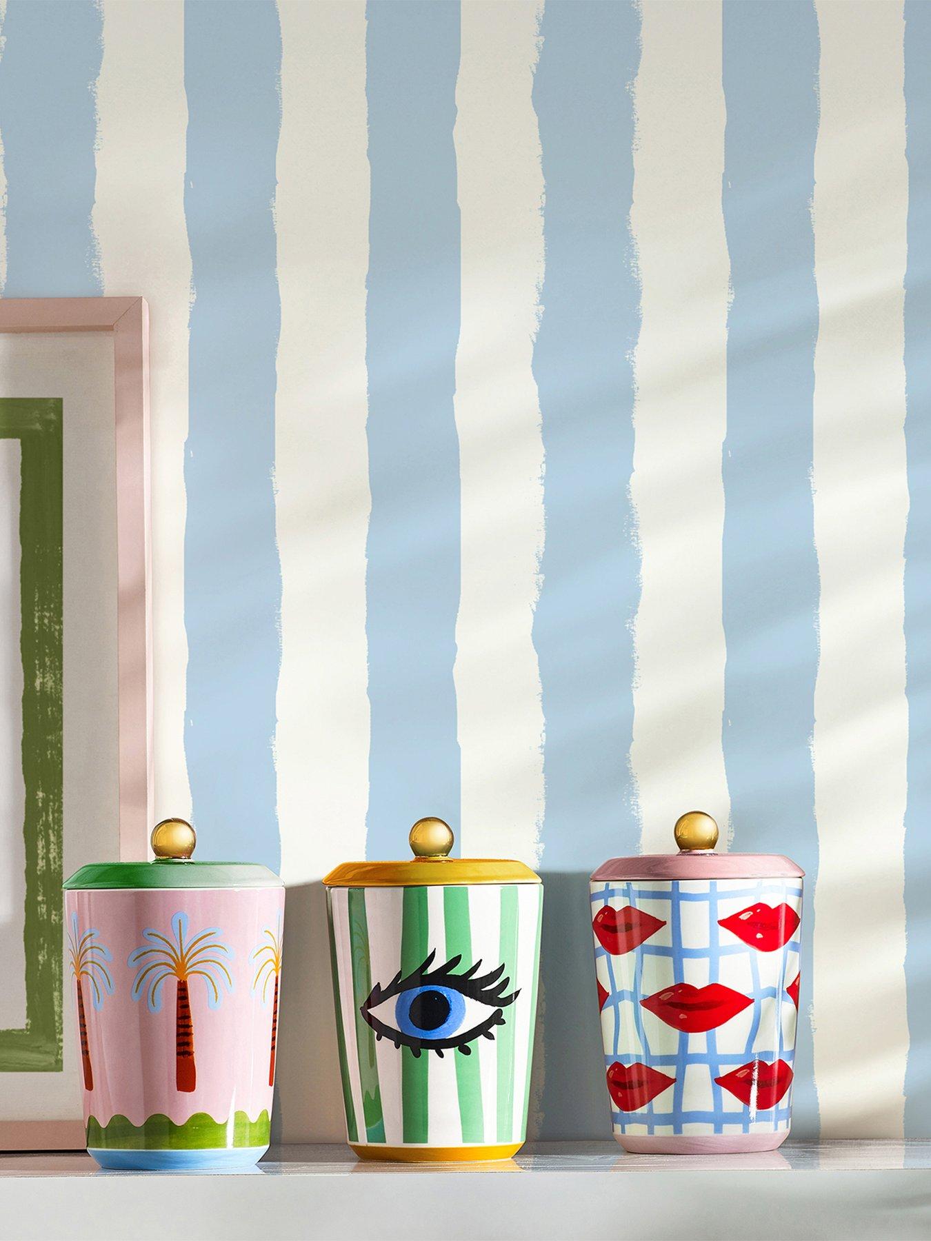 Eleanor Bowmer Electric Coast Eye, Lip,  &  Palm Storage Jar