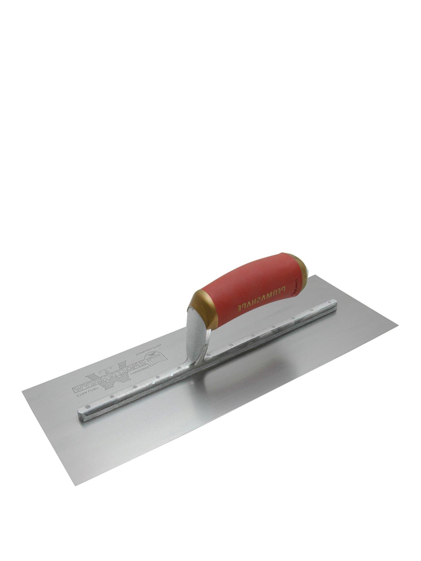Image 1 of 1 of Marshaltown MPB145D Pre-Worn PermaShape Finishing Trowel DuraSoft Handle 14 x 5in