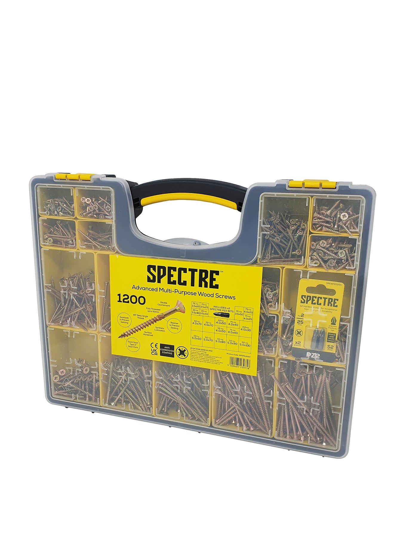 ForgeFix Spectre Wood Screw Site Organiser 1200 Piece