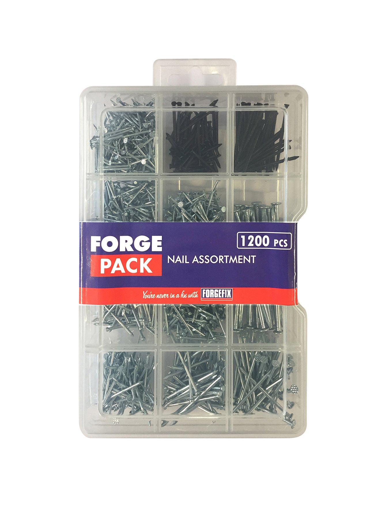 ForgeFix Assorted Nail Kit ForgePack Kit, 1200 Piece