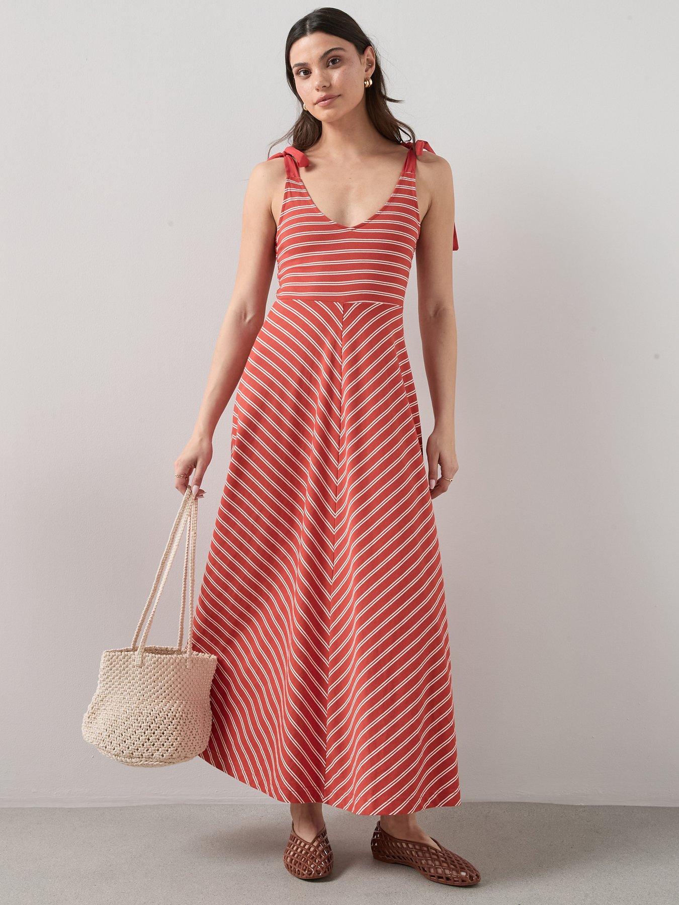 The Very Collection Tie Shoulder Midi Dress