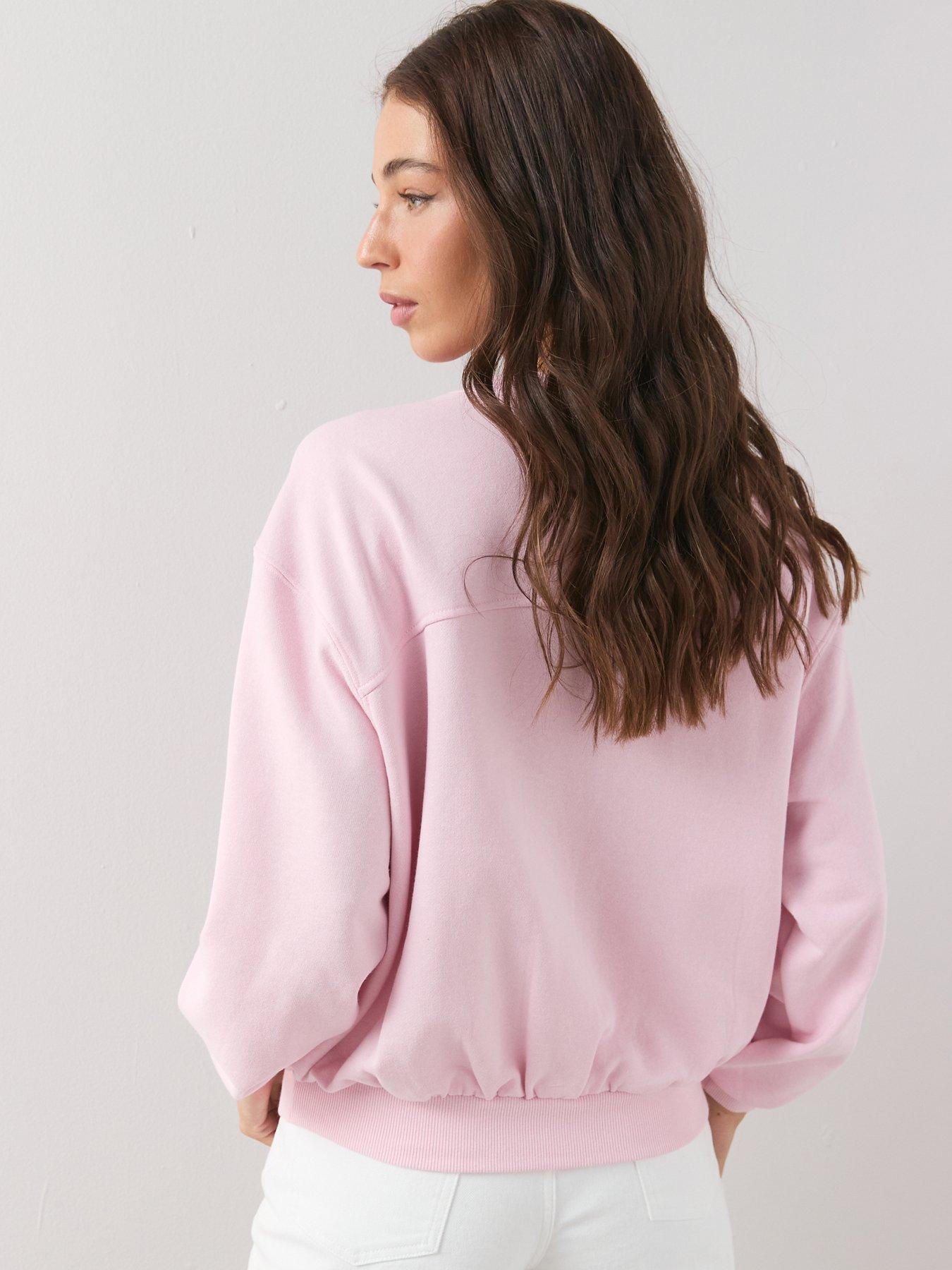 Image 2 of 6 of The Very Collection Crew Neck Sweatshirt - Pink