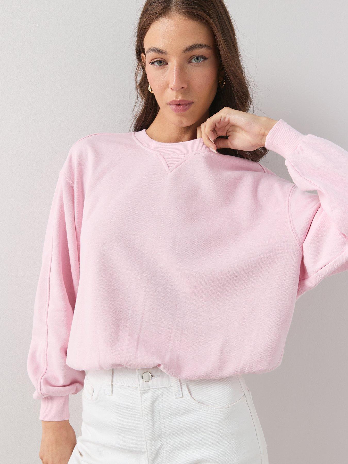 Image 5 of 6 of The Very Collection Crew Neck Sweatshirt - Pink