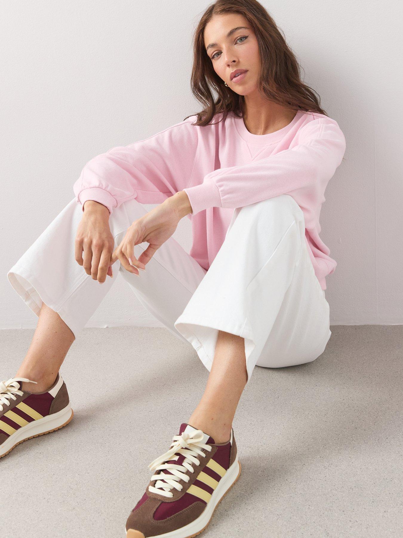 Image 6 of 6 of The Very Collection Crew Neck Sweatshirt - Pink