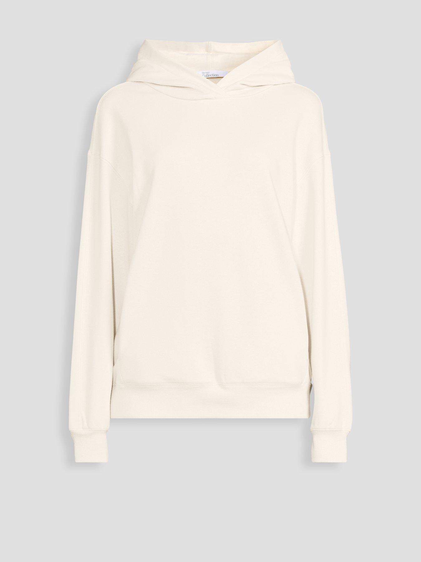 Image 7 of 7 of The Very Collection Relaxed Hoodie - Cream
