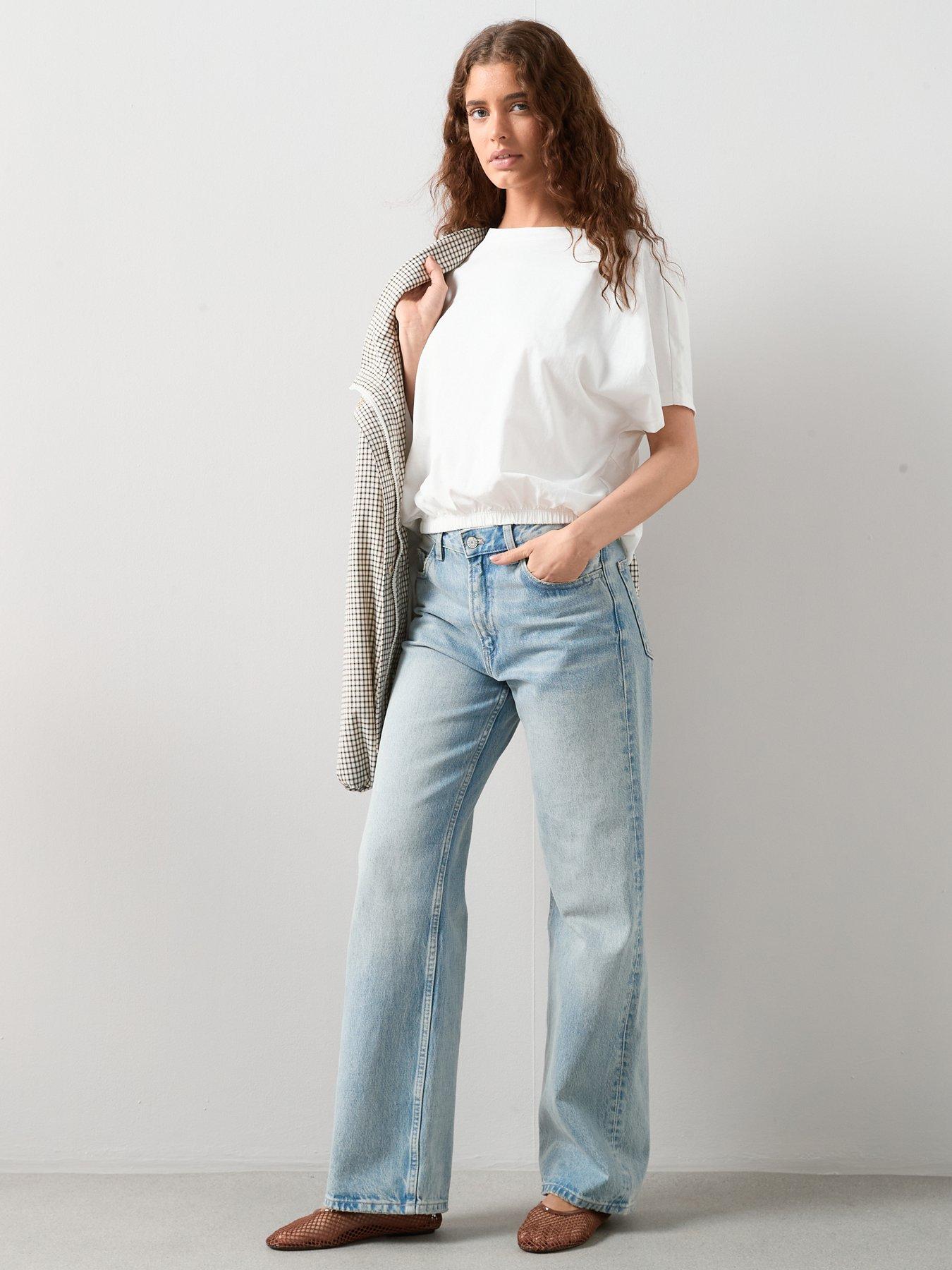 Image 3 of 7 of The Very Collection Bubble Hem Waist Tee