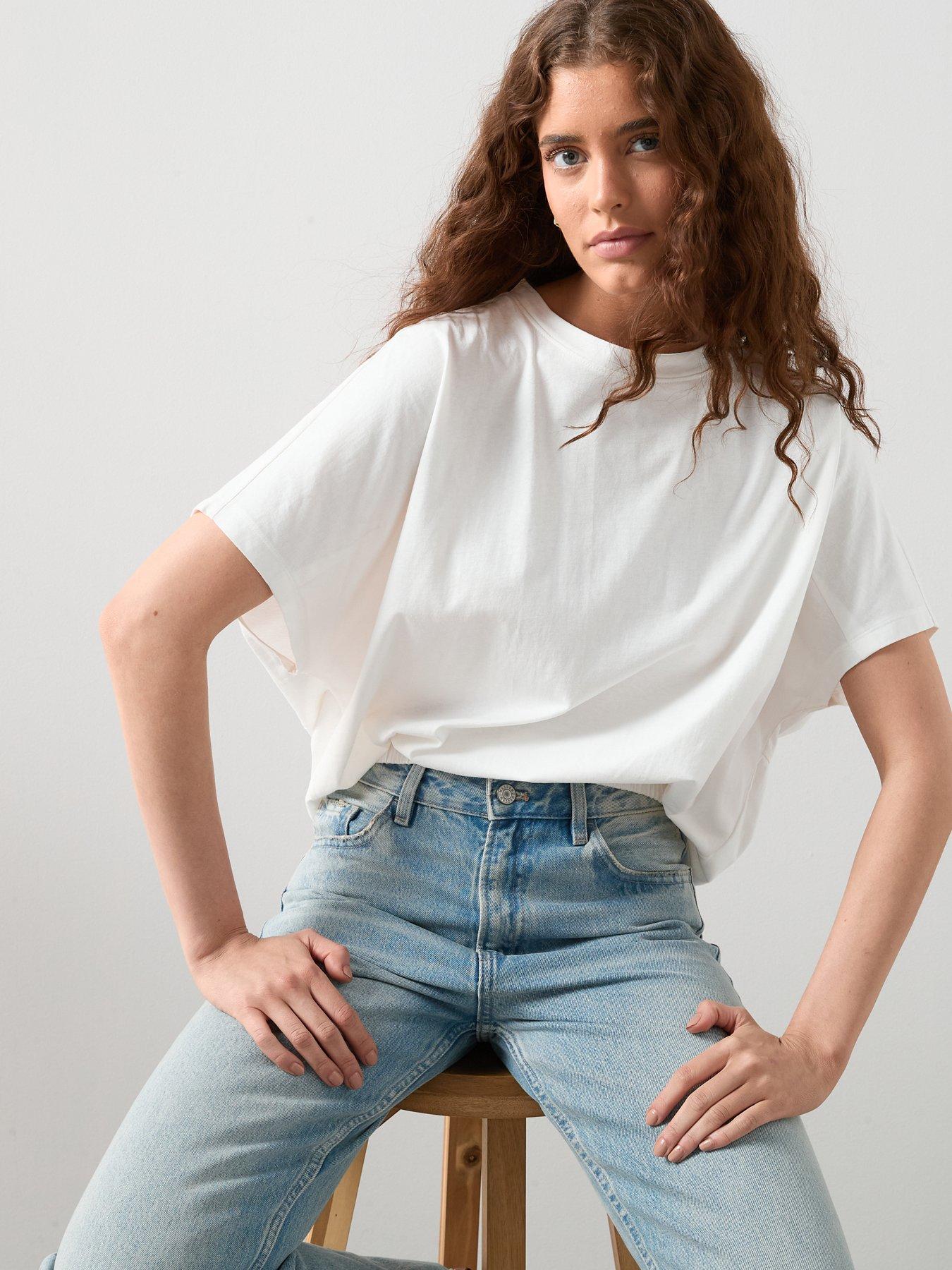 Image 5 of 7 of The Very Collection Bubble Hem Waist Tee