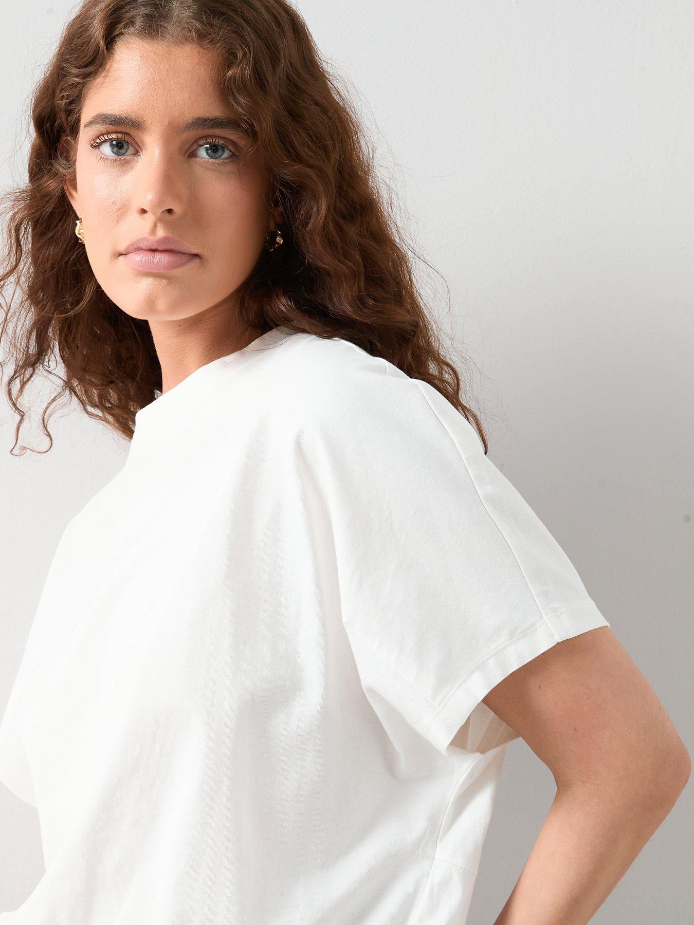 Image 6 of 7 of The Very Collection Bubble Hem Waist Tee