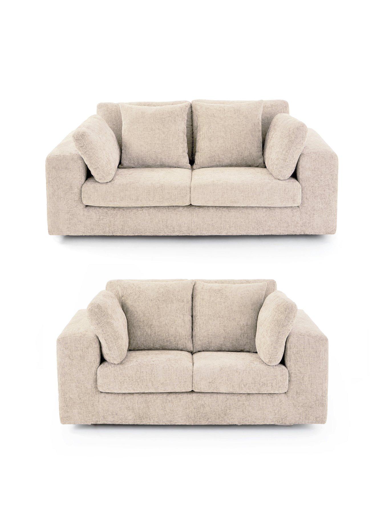 The Very Collection Avena 3 + 2 Seater Fabric Sofa Set