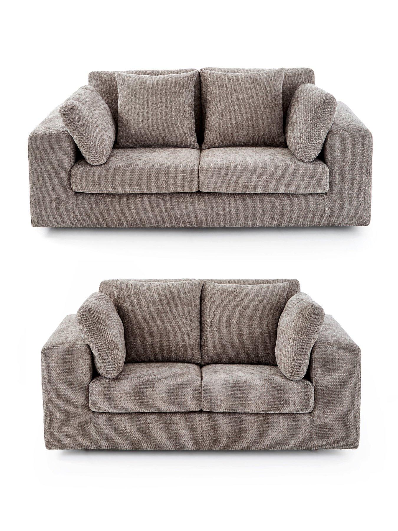 Image 1 of 4 of The Very Collection Avena 3 + 2 Seater Fabric Sofa Set
