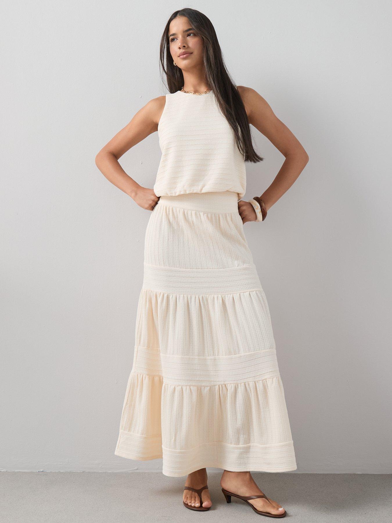 Image 6 of 7 of The Very Collection Textured Sleeveless Co-ord Top