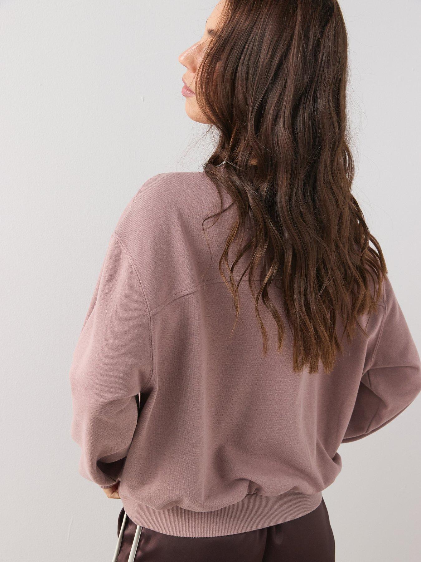 Image 2 of 6 of The Very Collection Crew Neck Sweatshirt - Taupe