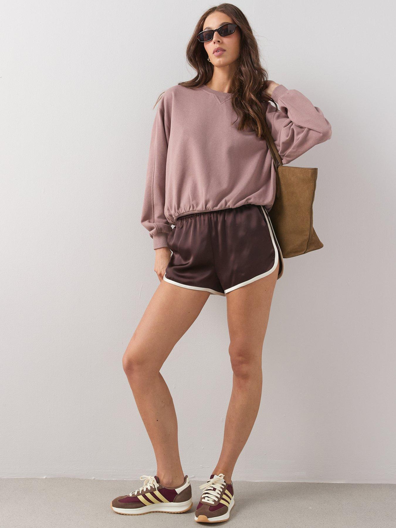 Image 3 of 6 of The Very Collection Crew Neck Sweatshirt - Taupe