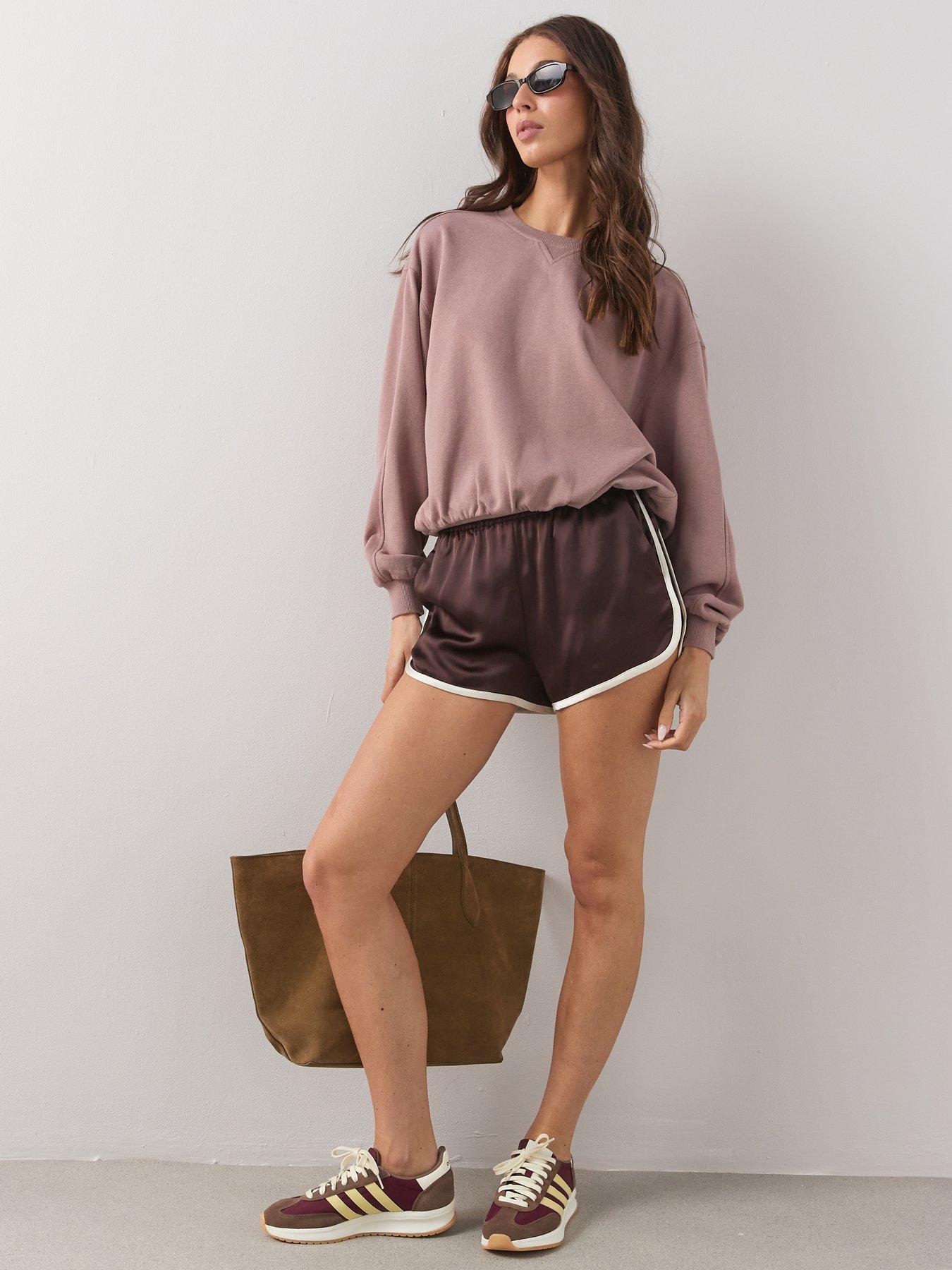 Image 6 of 6 of The Very Collection Crew Neck Sweatshirt - Taupe