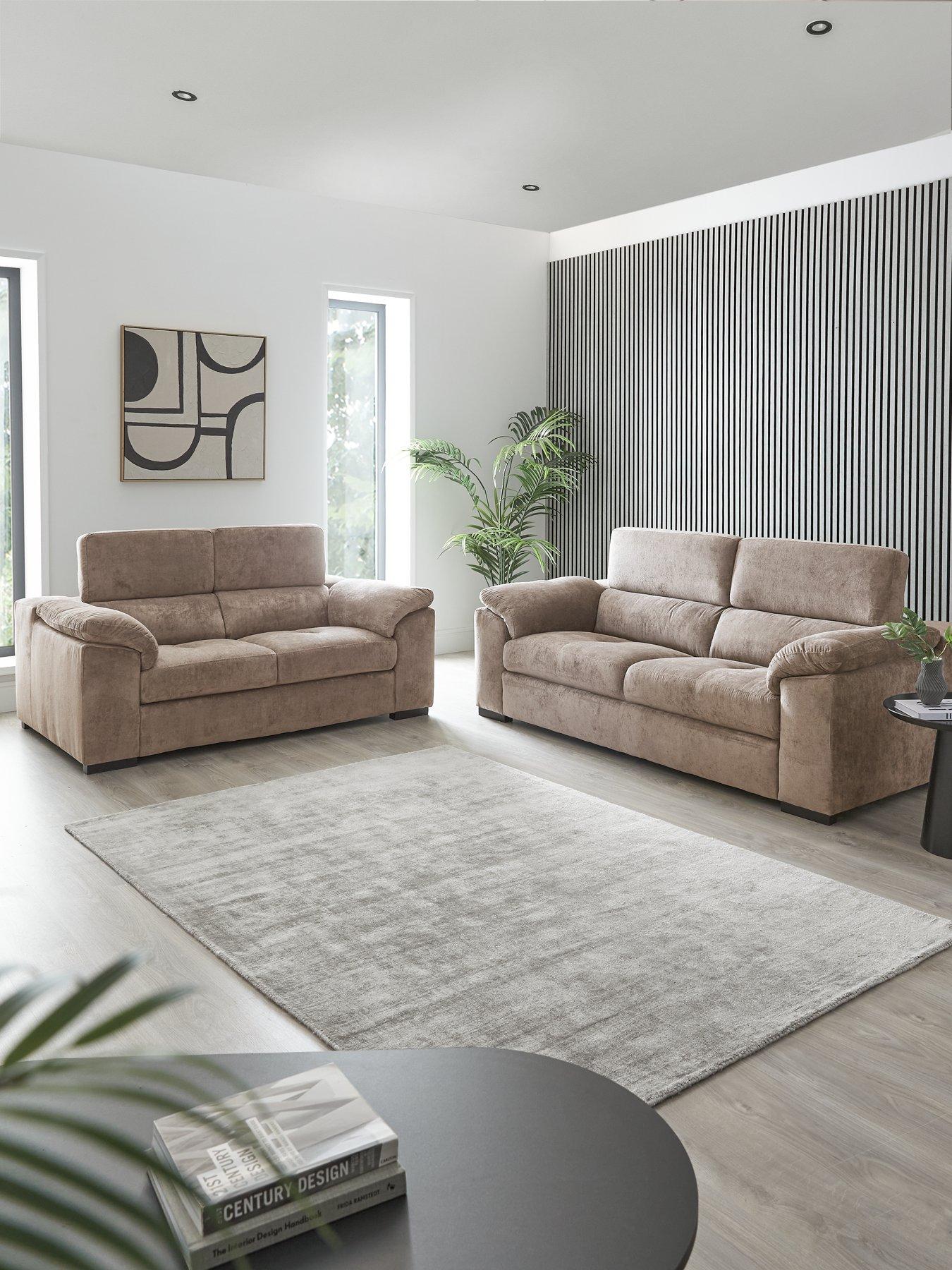 The Very Collection Brady 3 + 2 Seater Fabric Sofa Set