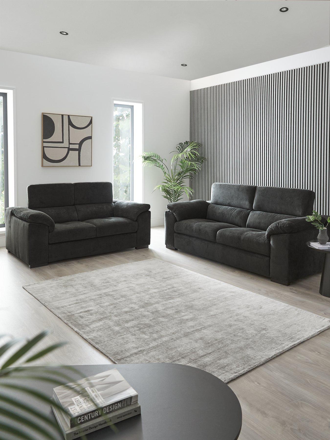 The Very Collection Brady 3 + 2 Seater Fabric Sofa Set