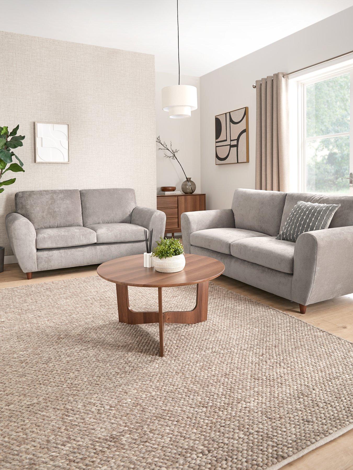 The Very Collection Shay 3 + 2 Seater Fabric Sofa Set