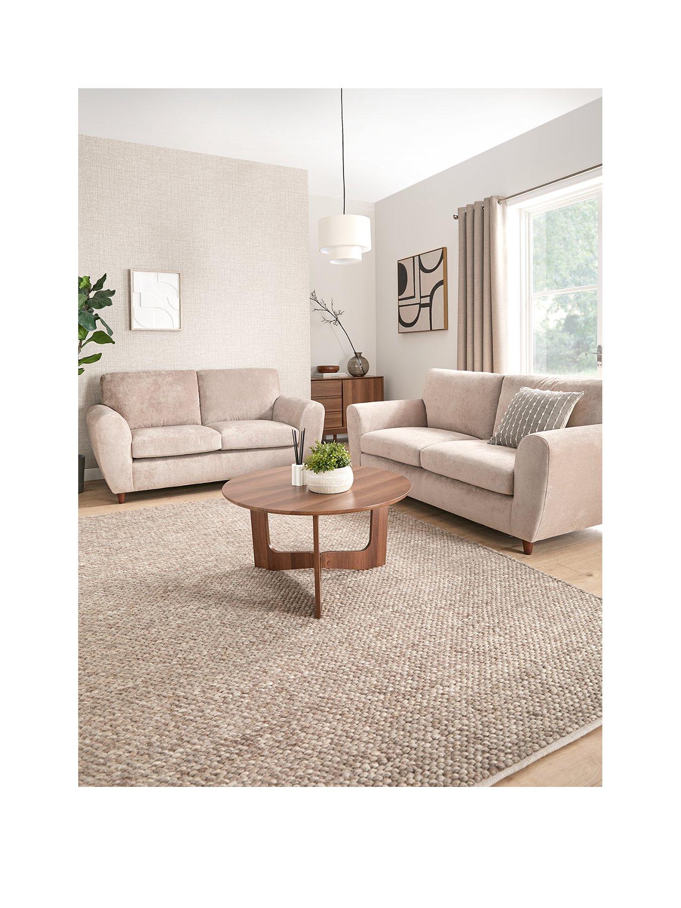 The Very Collection Shay 3 + 2 Seater Fabric Sofa Set