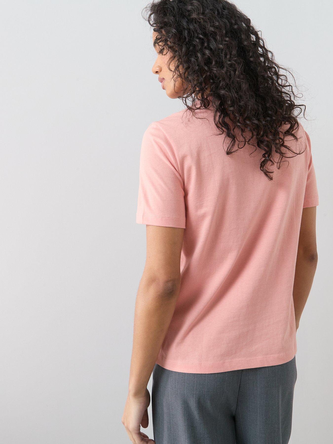 Image 2 of 6 of The Very Collection Essential Crew T-Shirt - Orange
