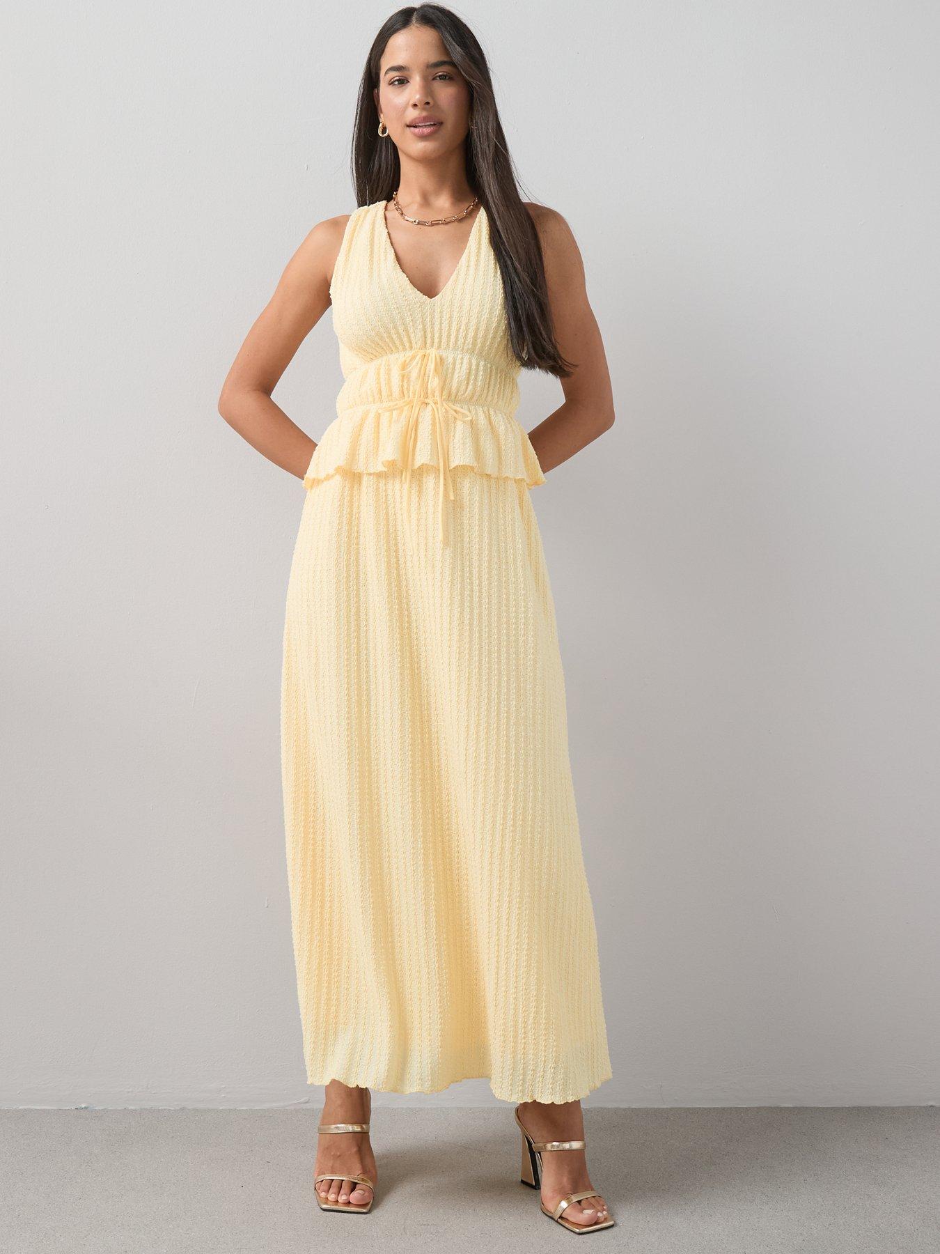 Image 1 of 7 of The Very Collection Textured V-neck Sleeveless Dress