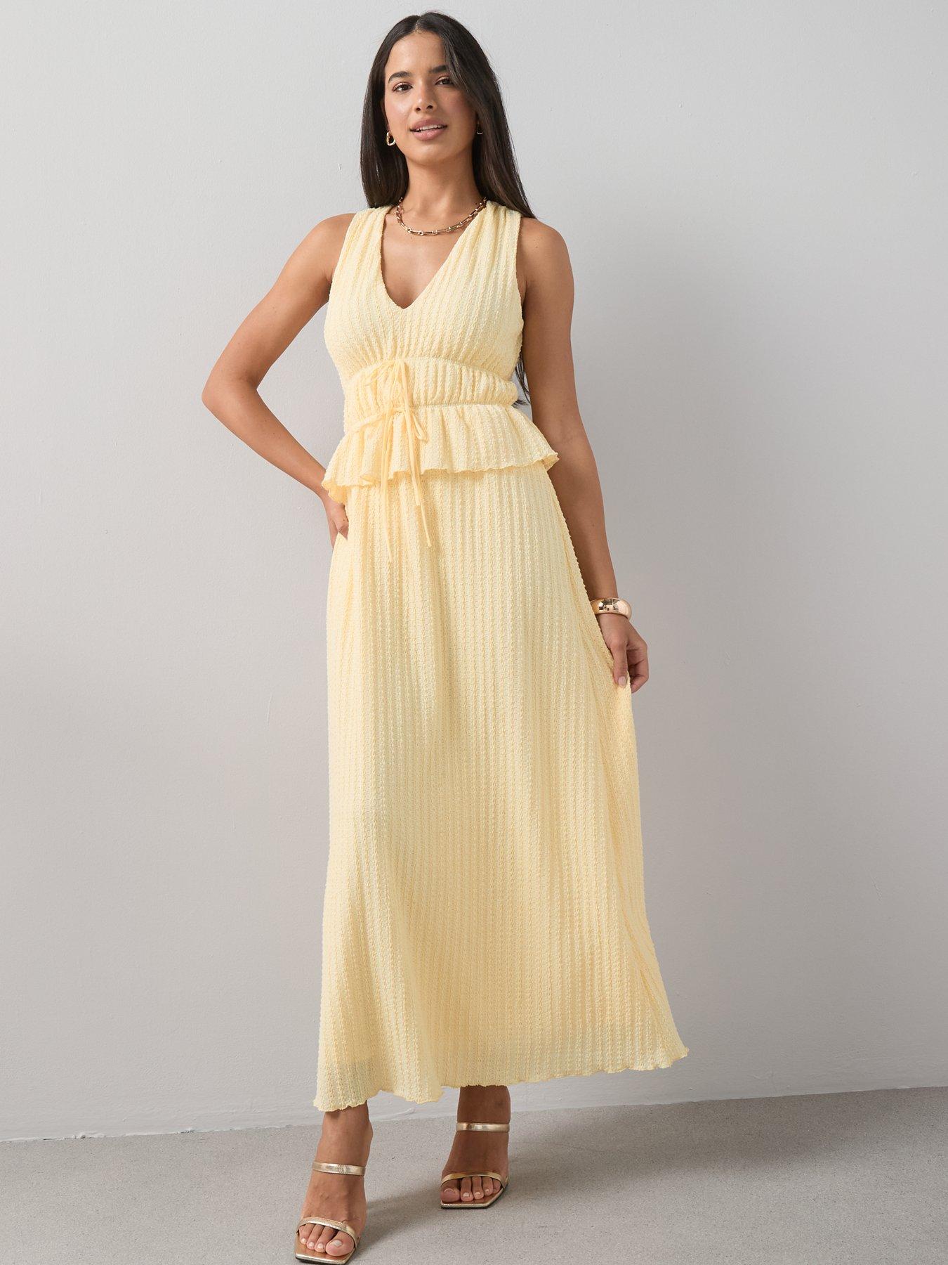 Image 6 of 7 of The Very Collection Textured V-neck Sleeveless Dress
