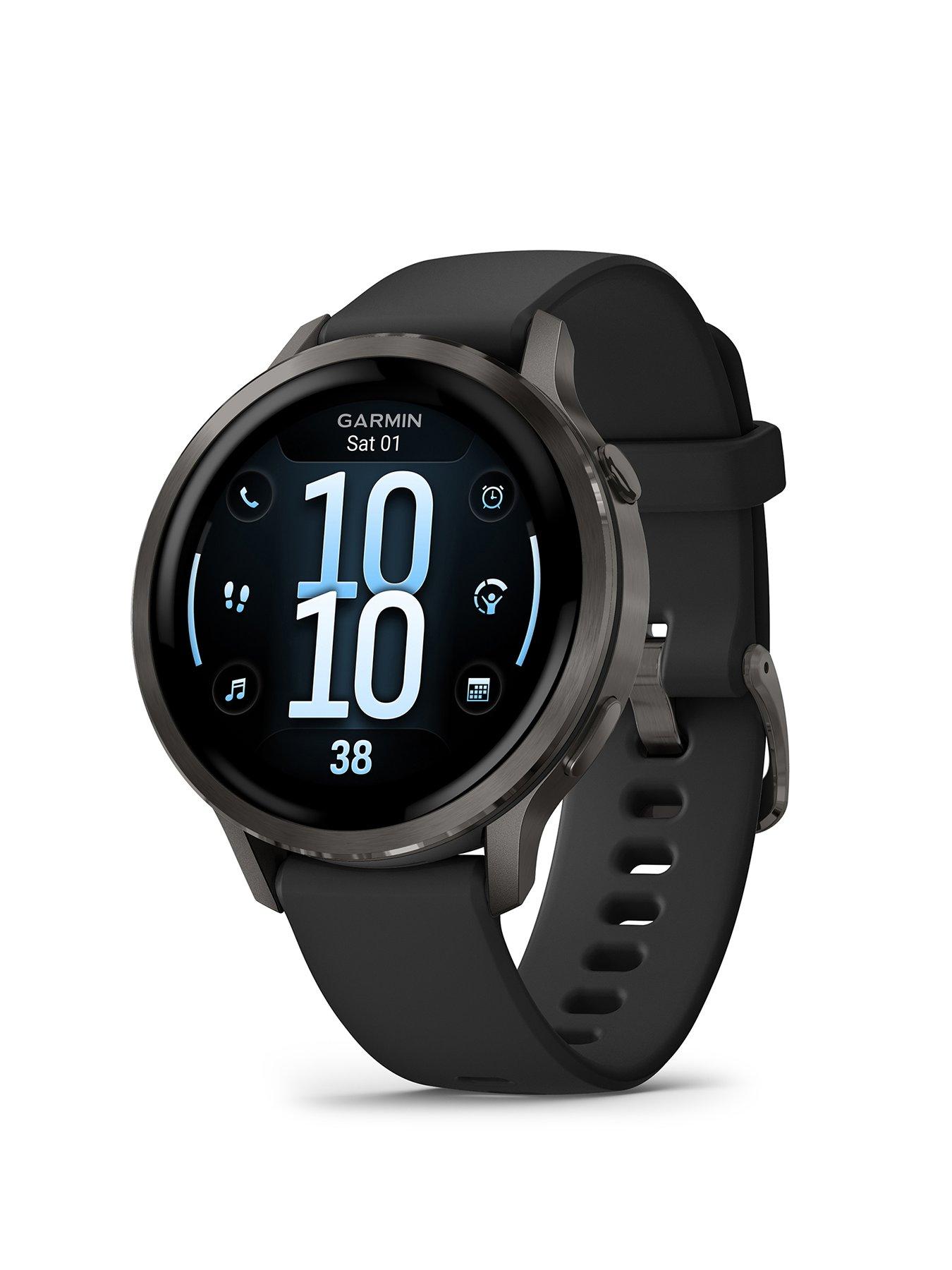 Garmin Venu 4 Smartwatch, 41mm - Lunar Gold Bezel with Bone Silicone Band