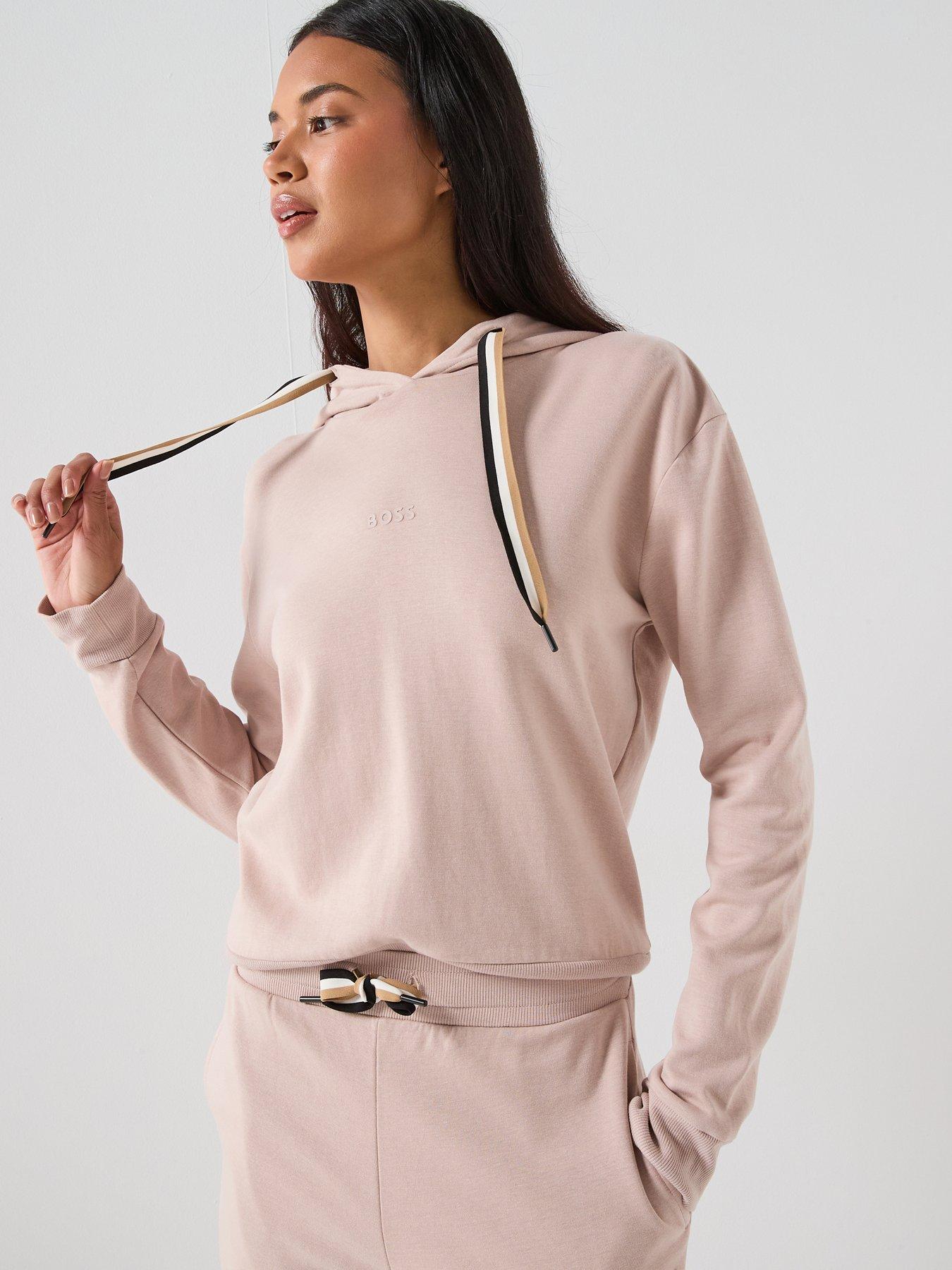 BOSS Cp Stripe Hoodie - Beige