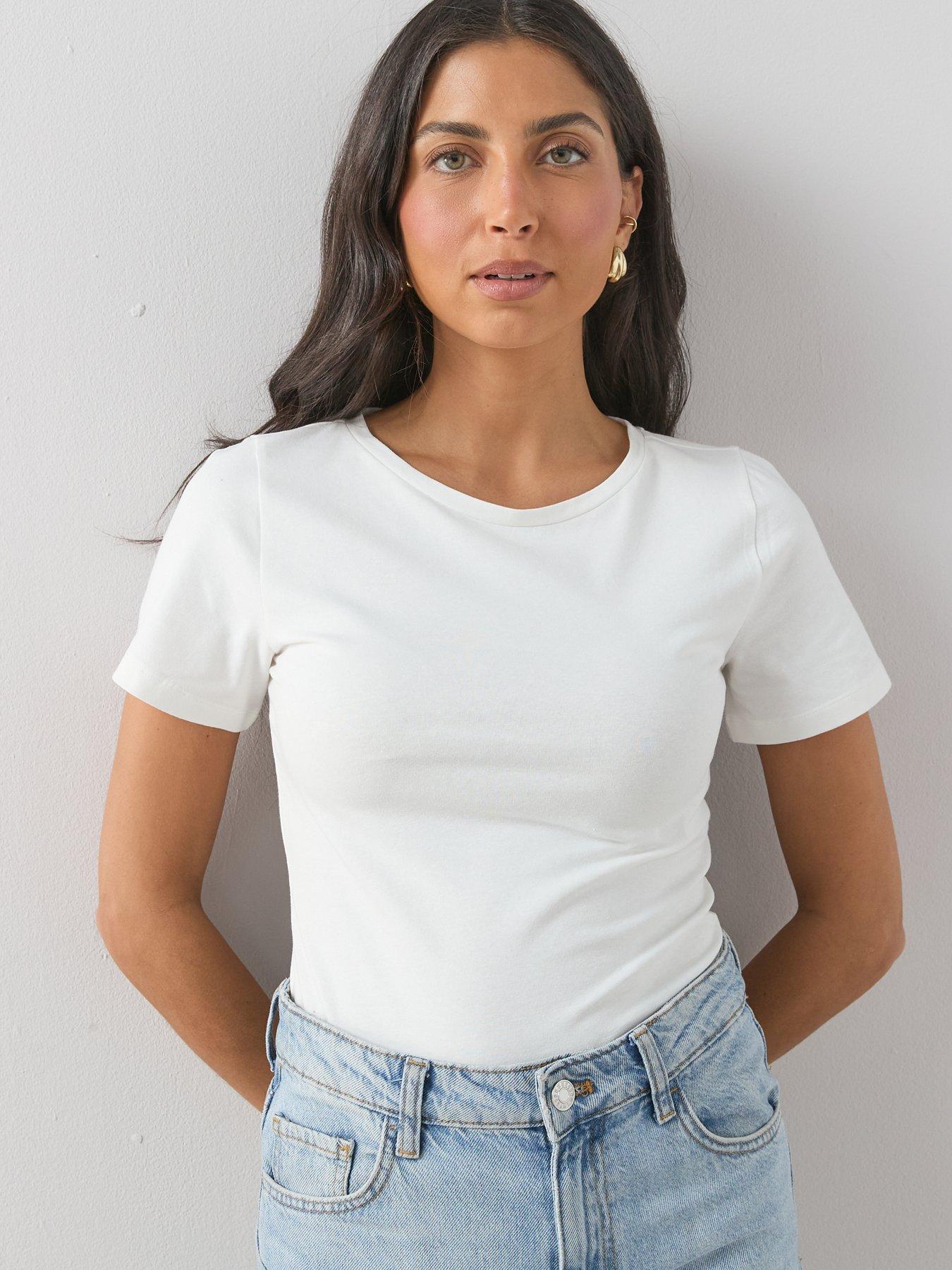 Image 7 of 7 of The Very Collection 4 Pack Fitted T-Shirts - Multi