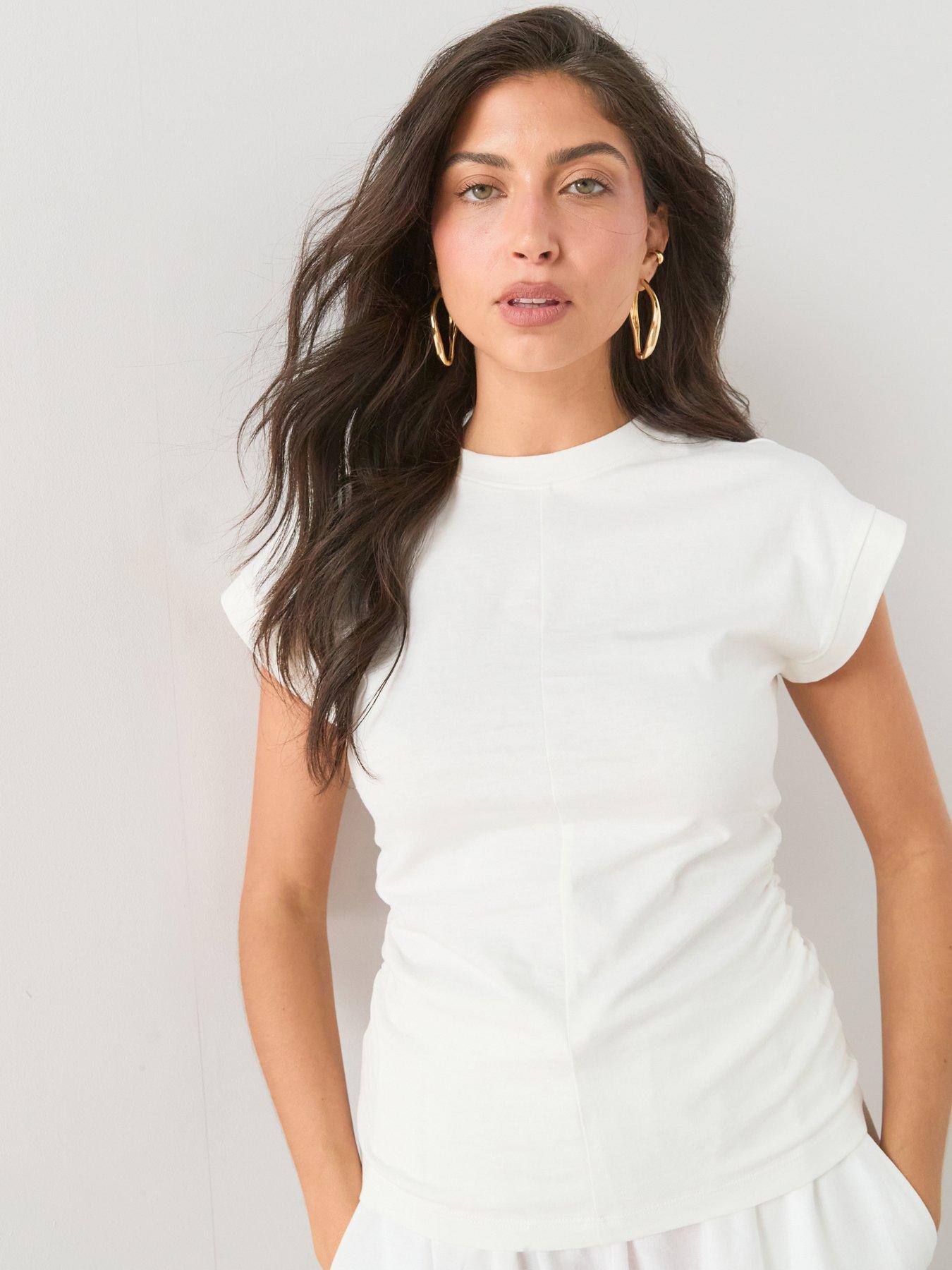 The Very Collection Ruched Side Cotton Tee