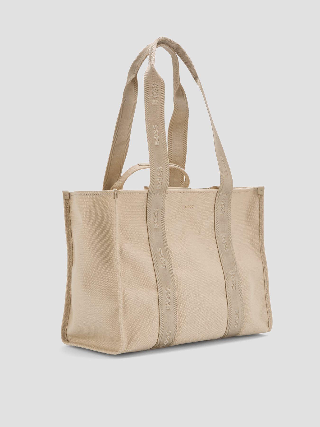 Image 2 of 5 of BOSS Sandy Canvas Tote Bag - Beige