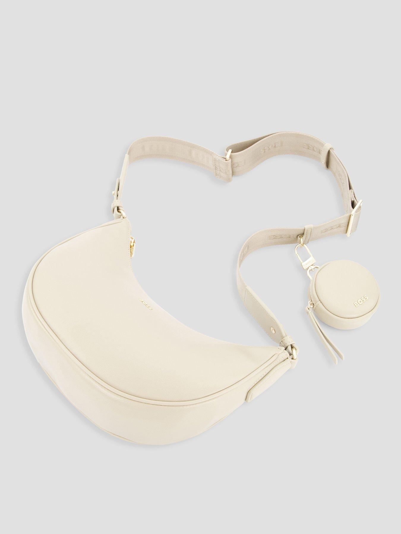 Image 2 of 4 of BOSS Sandy Halfmoon Bag - Beige