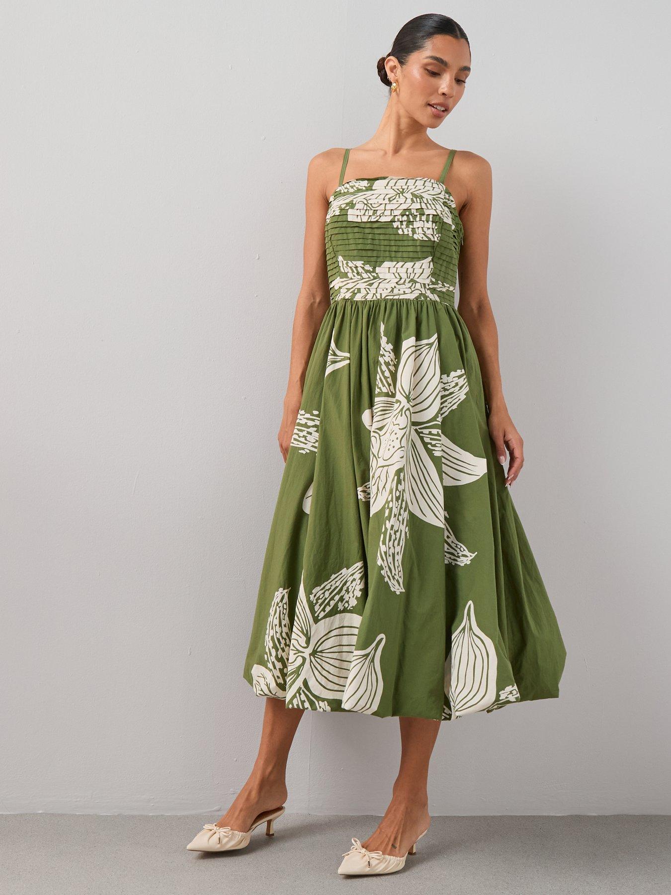 knee length dresses for ladies Puffball Dress | Sustainable Womenswear