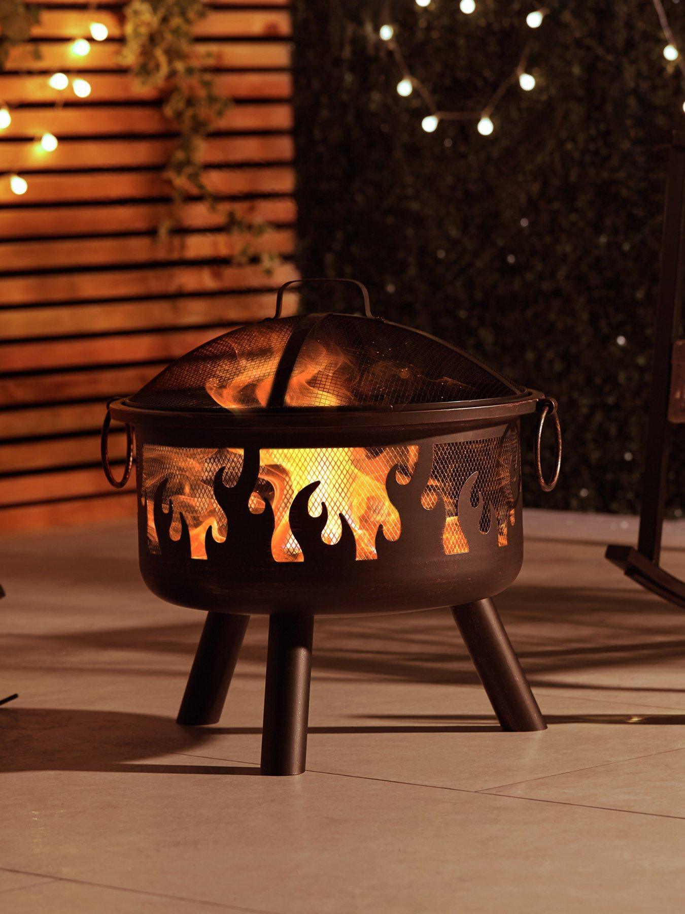 Vonhaus Flame Design Round Fire Pit