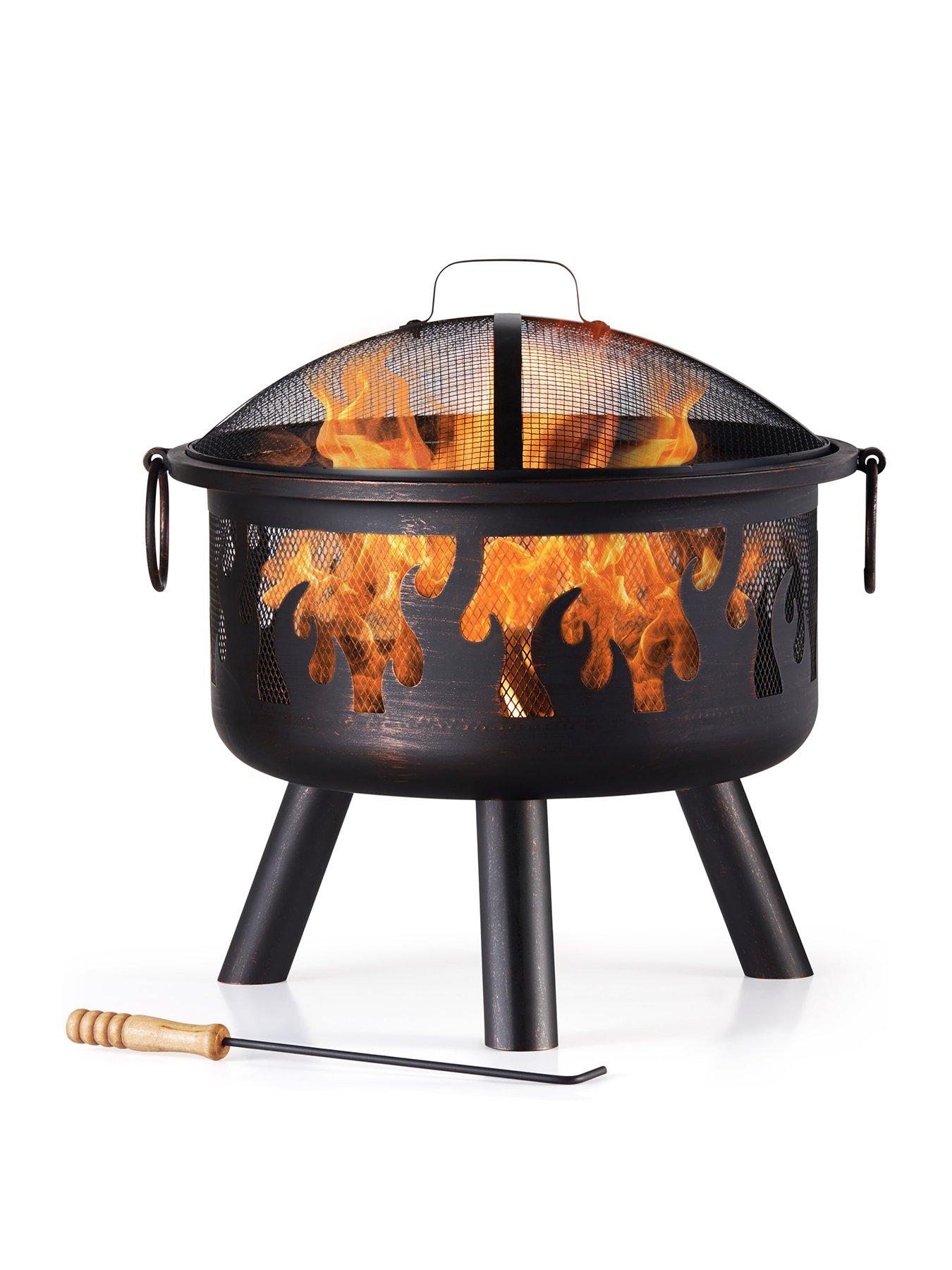 Vonhaus Flame Design Round Fire Pit | Very