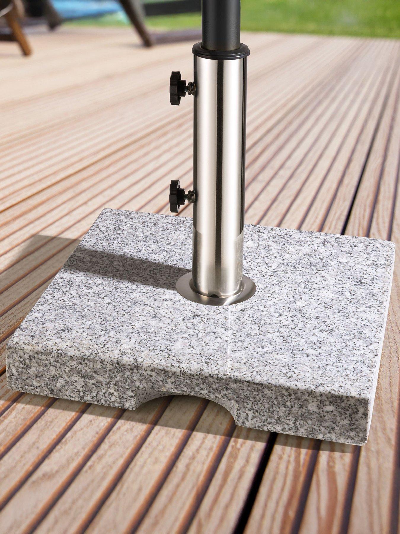 Vonhaus Square Granite Parasol Base