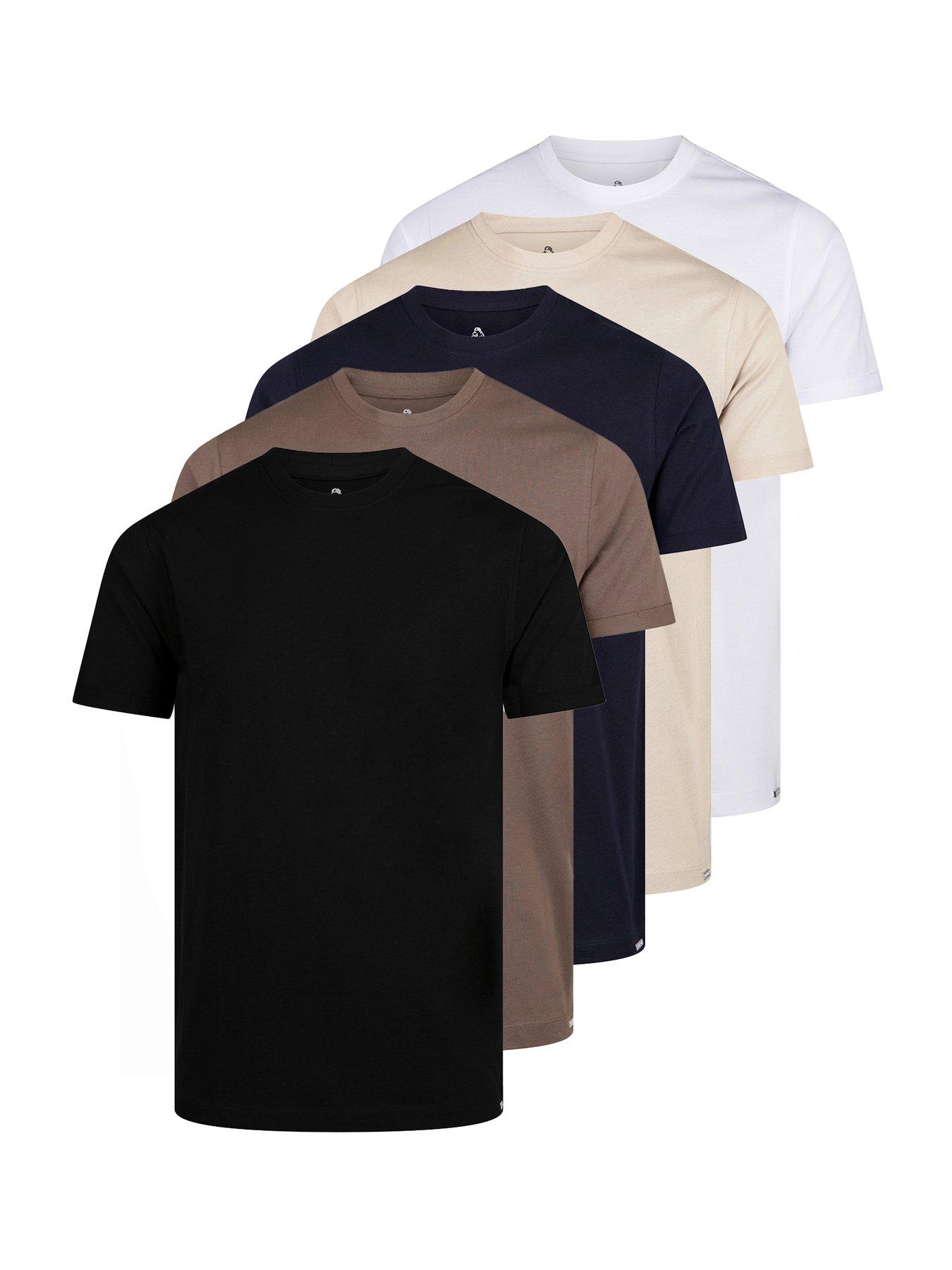 Luke 1977 Floyd Bar Branding 5 Pack T-Shirt, Black/Multi, Size 3Xl, Men