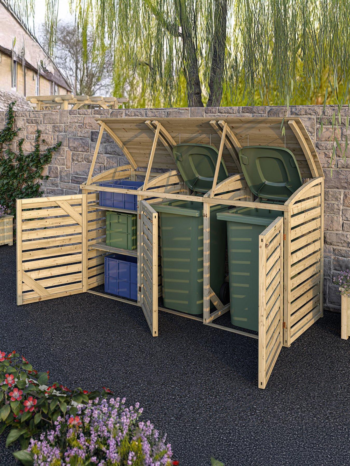 Image 1 of 7 of Rowlinson Classic Double Bin Store With Box Store