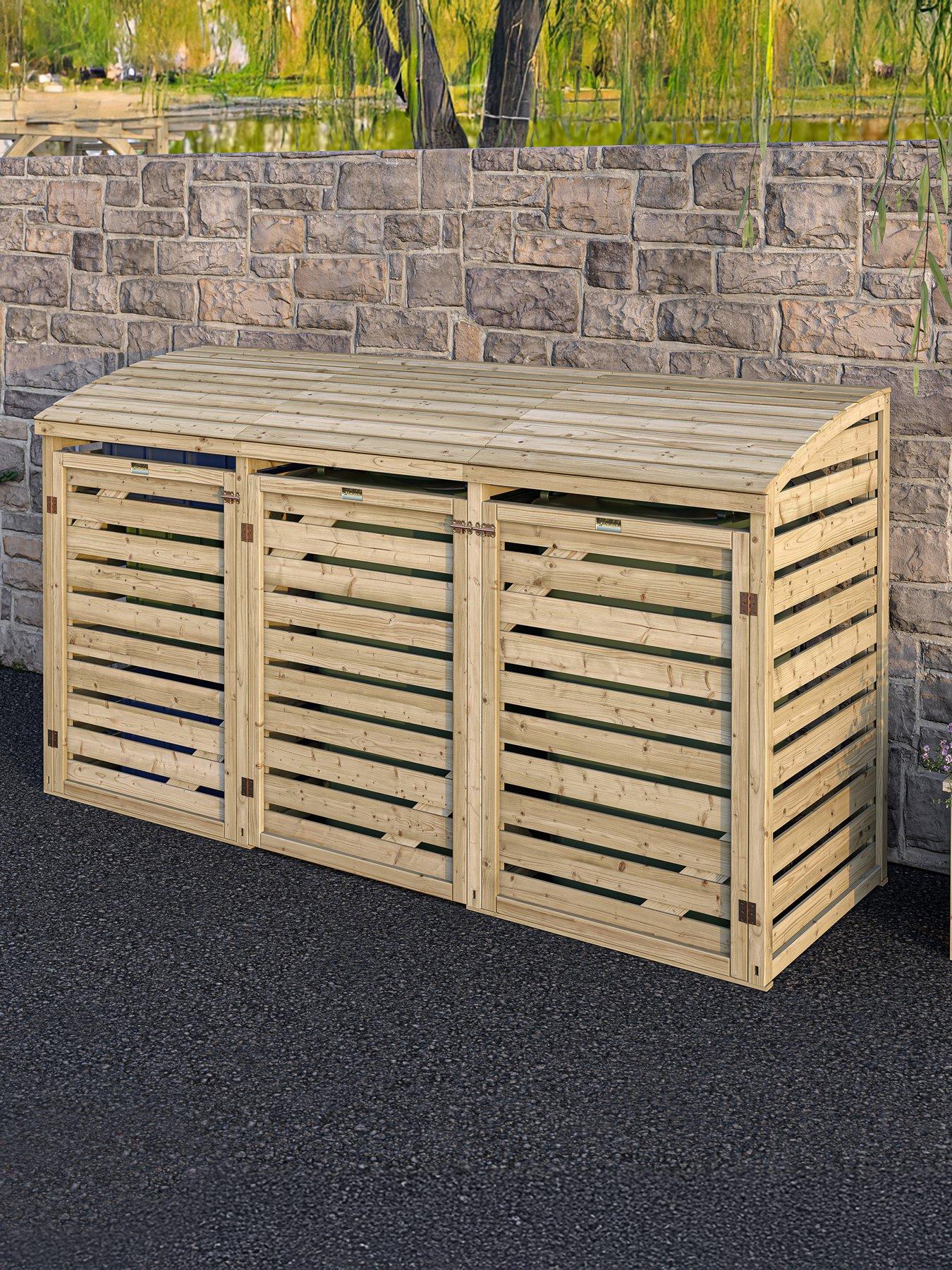 Image 3 of 7 of Rowlinson Classic Double Bin Store With Box Store